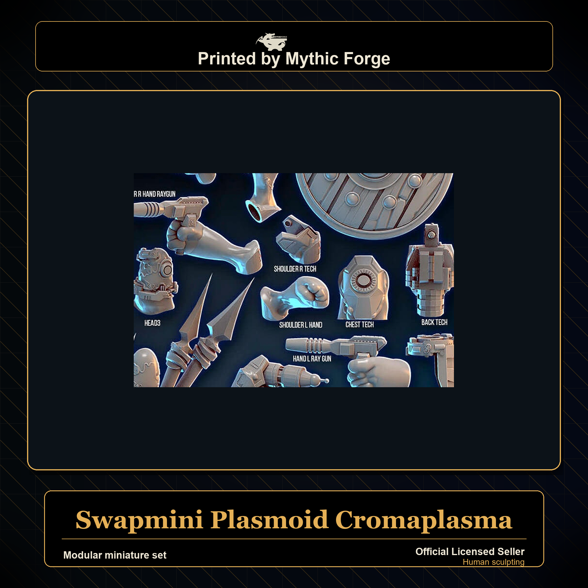 Modular RPG - Swapmini Plasmoid - Cromaplasma - Bundle modular miniature modular miniature set printed by Mythic Forge