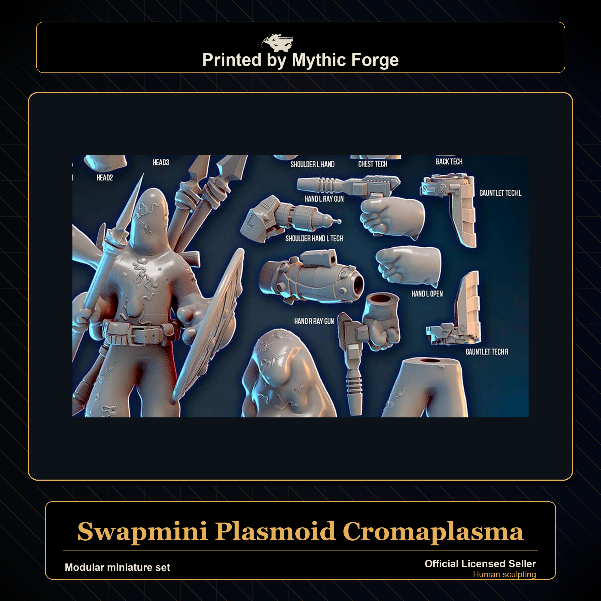 Modular RPG - Swapmini Plasmoid - Cromaplasma - Bundle modular miniature modular miniature set printed by Mythic Forge