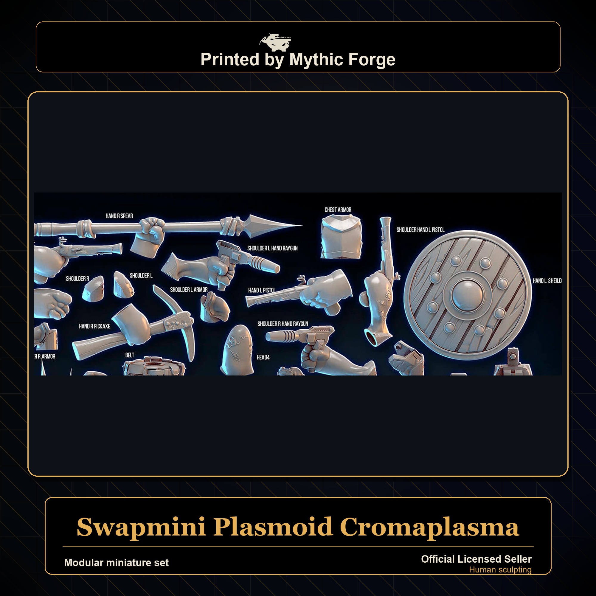 Modular RPG - Swapmini Plasmoid - Cromaplasma - Bundle modular miniature modular miniature set printed by Mythic Forge