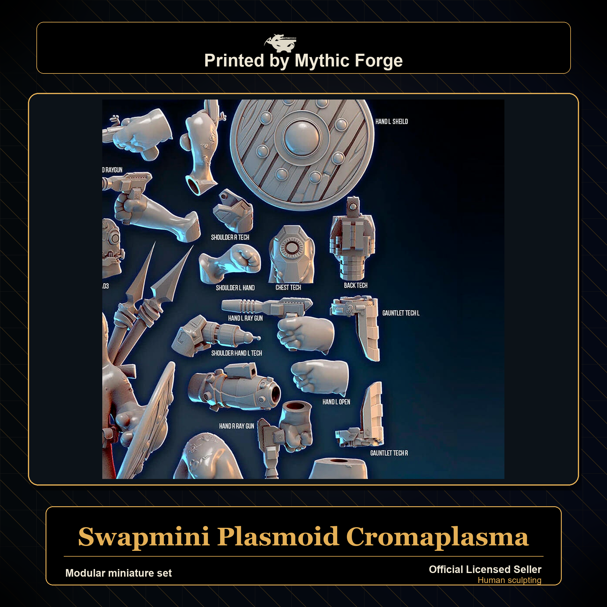 Modular RPG - Swapmini Plasmoid - Cromaplasma - Bundle modular miniature modular miniature set printed by Mythic Forge