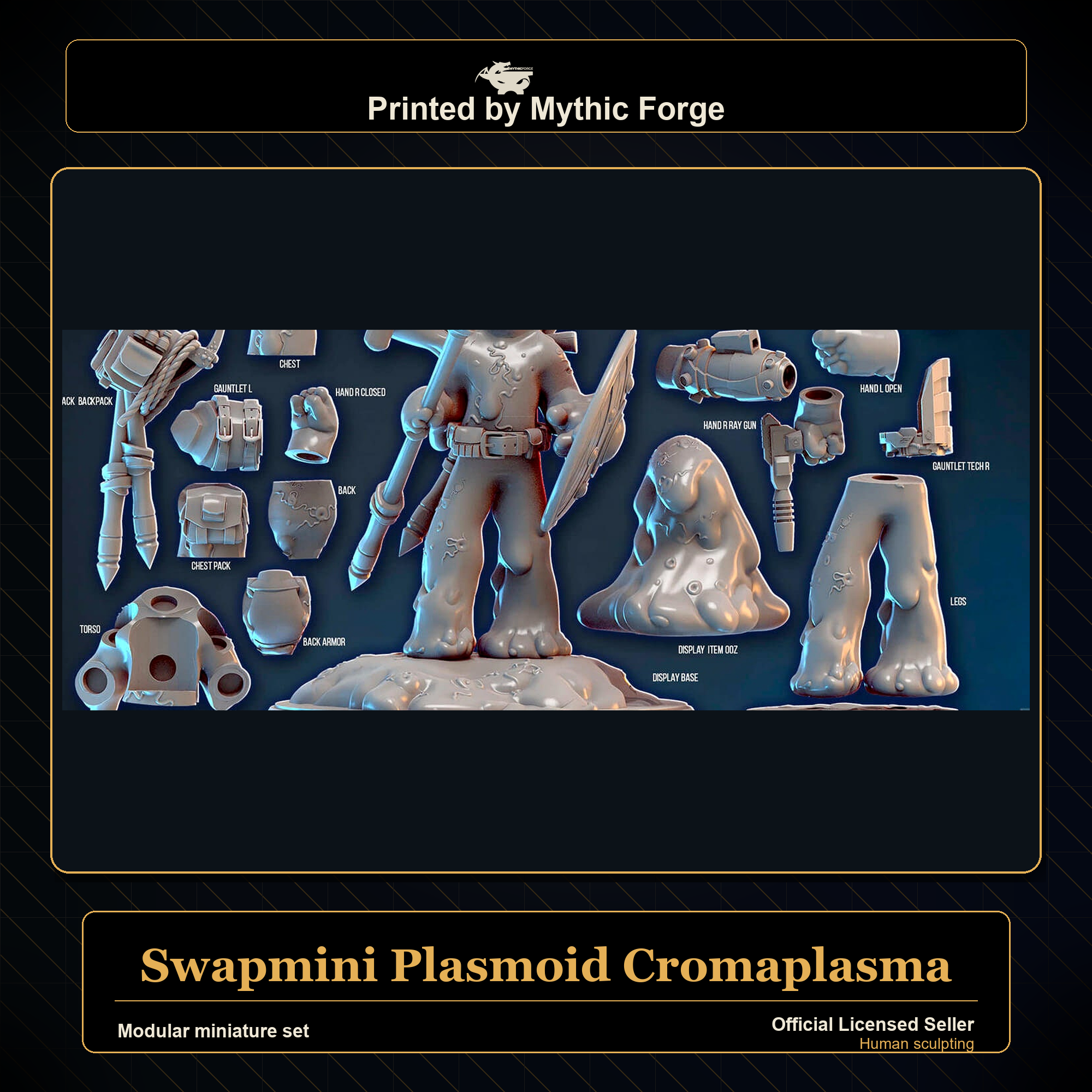 Modular RPG - Swapmini Plasmoid - Cromaplasma - Bundle modular miniature modular miniature set printed by Mythic Forge