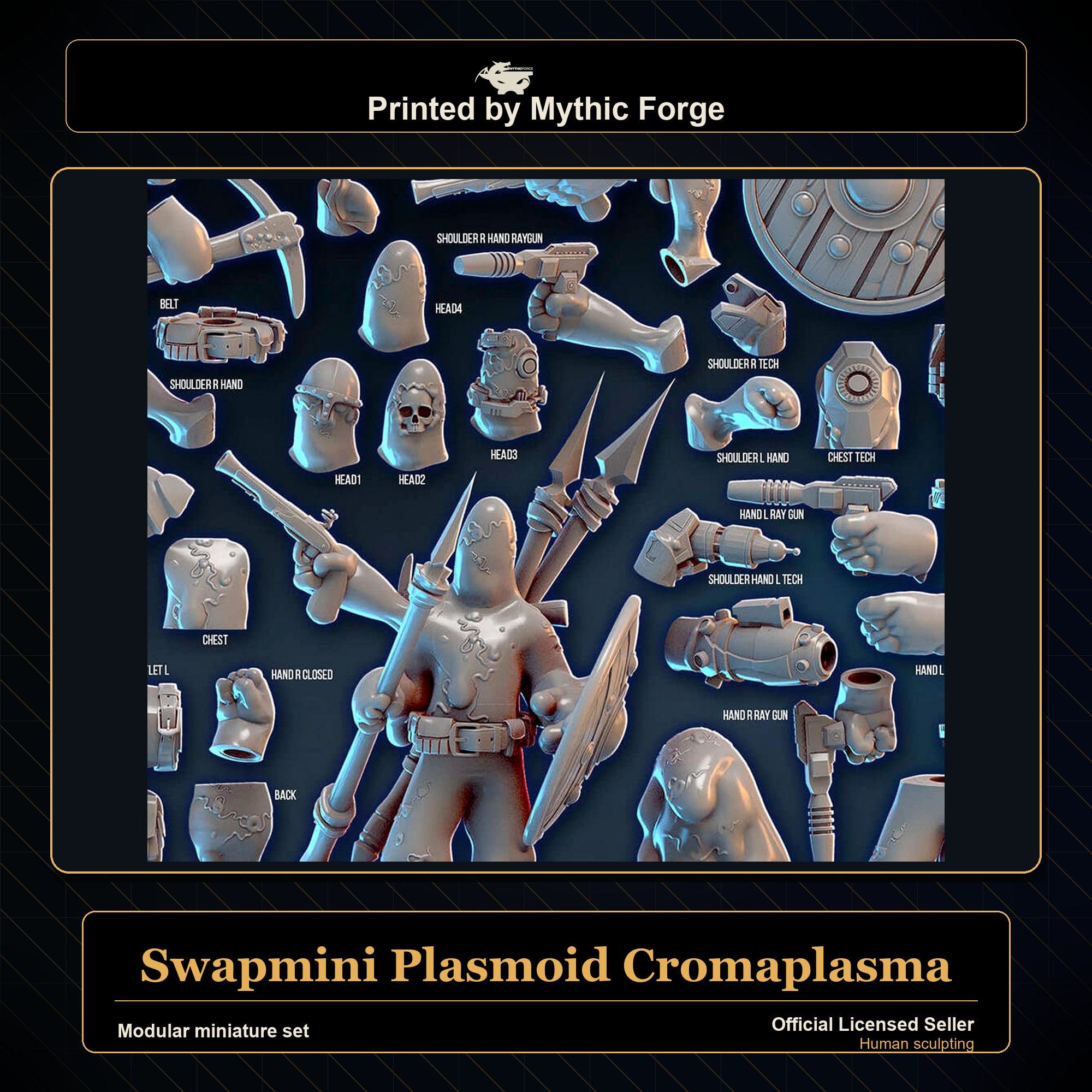 Modular RPG - Swapmini Plasmoid - Cromaplasma - Bundle modular miniature modular miniature set printed by Mythic Forge