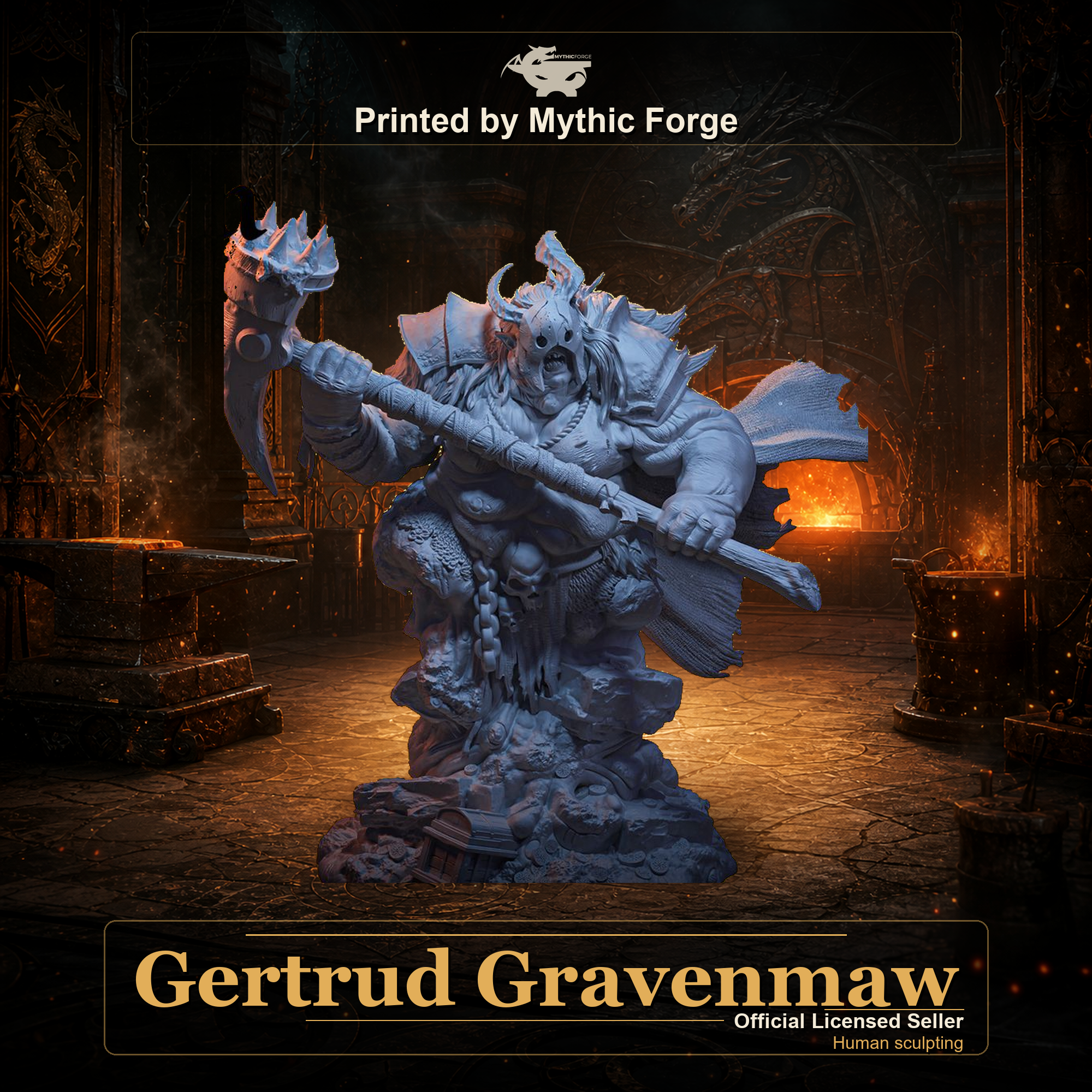Gertrud Gravenmaw printed by Mythic Forge