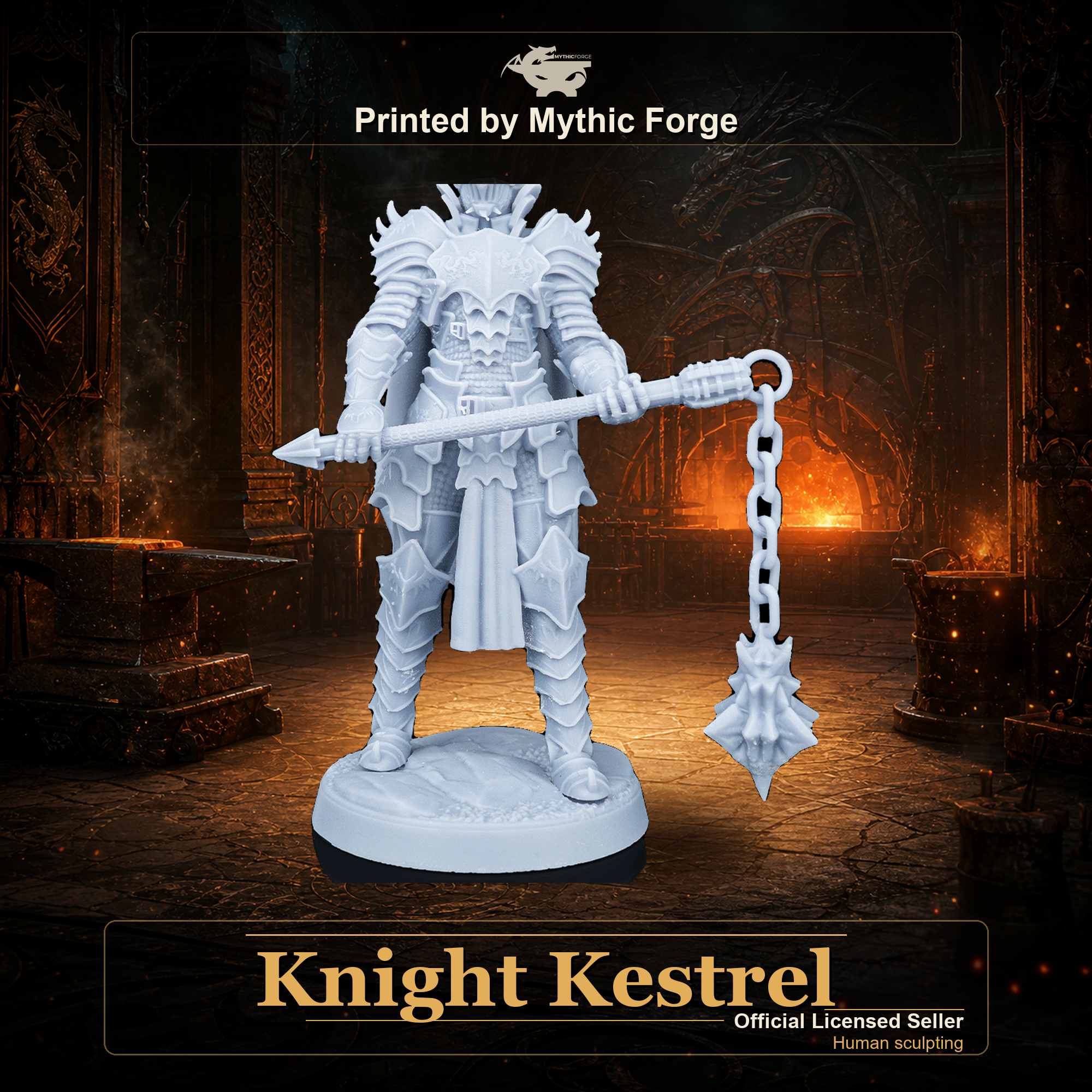 Knight Kestrel printed by Mythic Forge