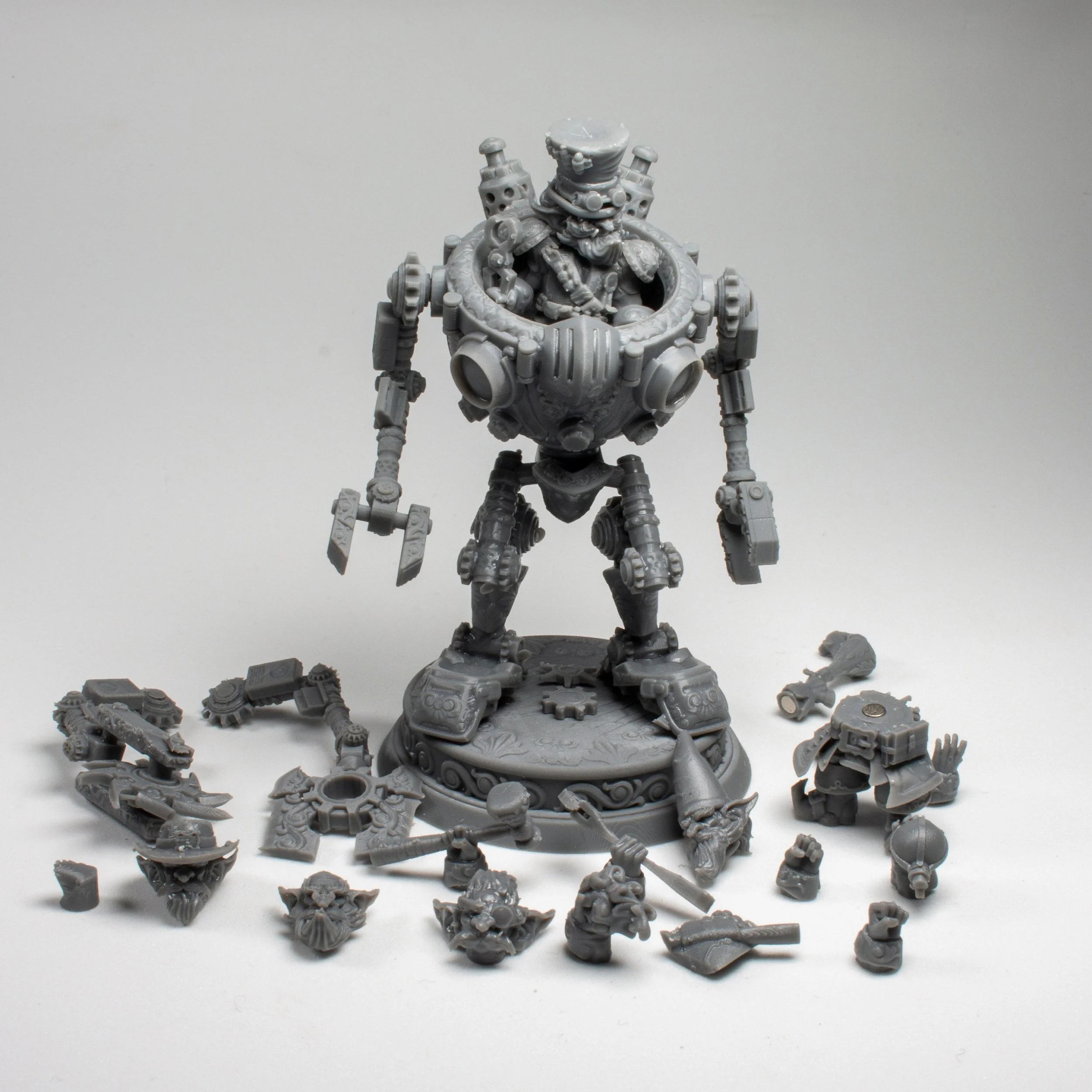 Modular RPG - Swapmini Gnome Artificer - Poros Shortboot - Bundle modular miniature printed by Mythic Forge