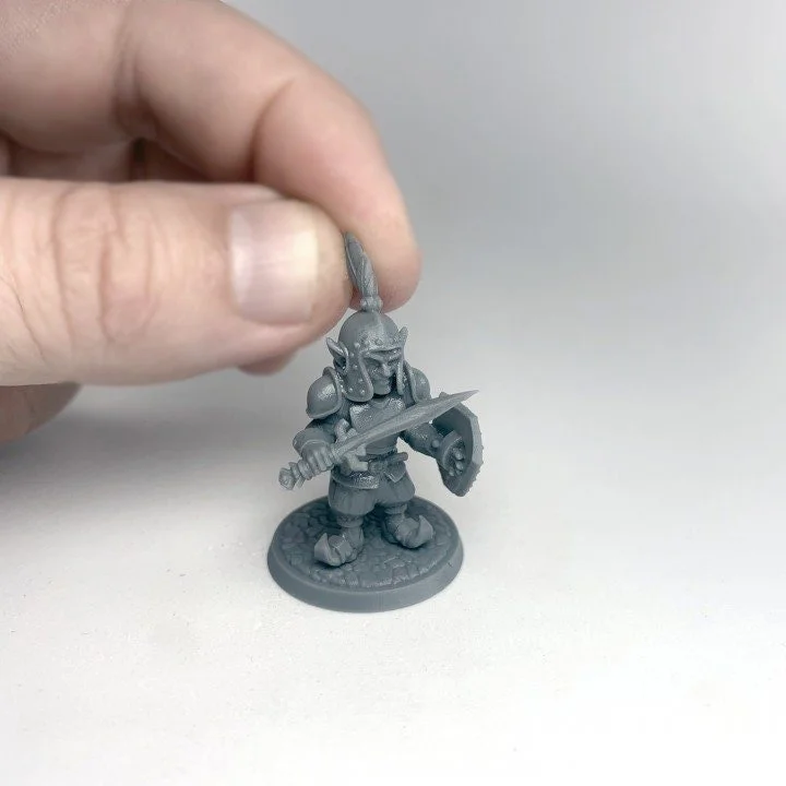 Modular RPG - Swapmini Gnome Bard - Salyur Sparklekind - Bundle modular miniature printed by Mythic Forge
