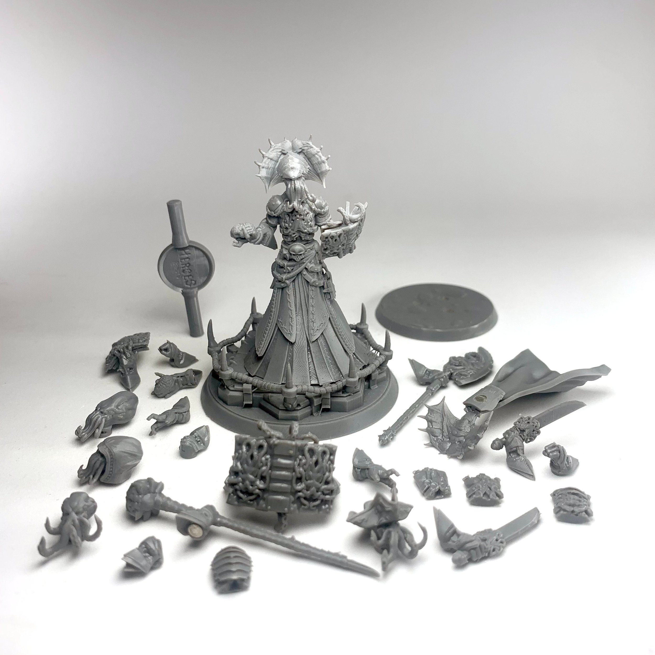 Modular RPG - Swapmini Mind Flayer - Vasdabor - Bundle modular miniature printed by Mythic Forge
