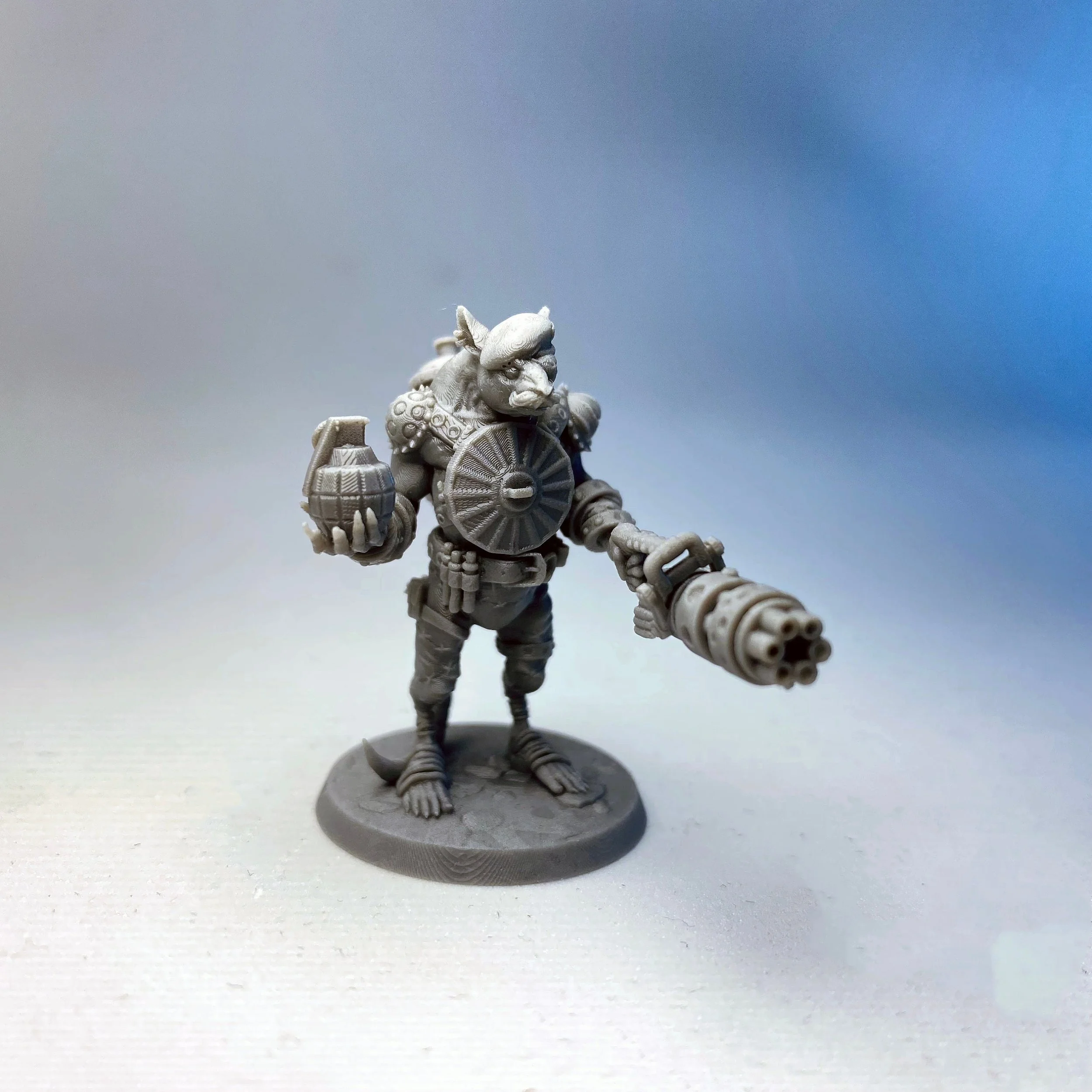 Modular RPG - Swapmini Ratfolk Skaven - Rufus Stench - Bundle modular miniature printed by Mythic Forge
