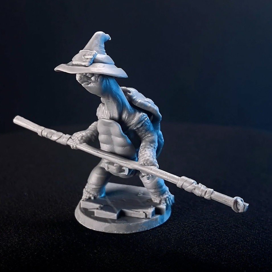 Modular RPG - Swapmini Tortle Merchant - Gurdleg - Bundle modular miniature printed by Mythic Forge