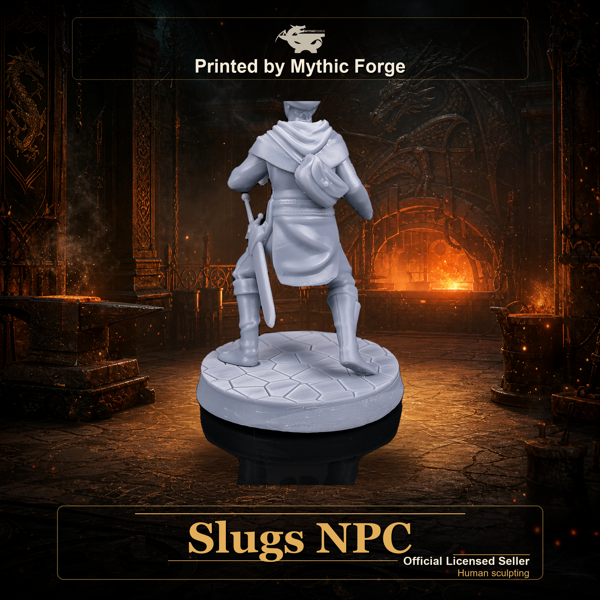 Slugs NPC printed by Mythic Forge
