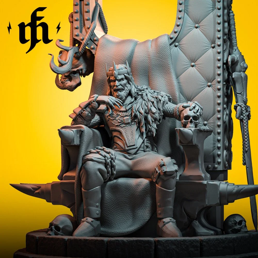 The Golden Father printed by Mythic Forge