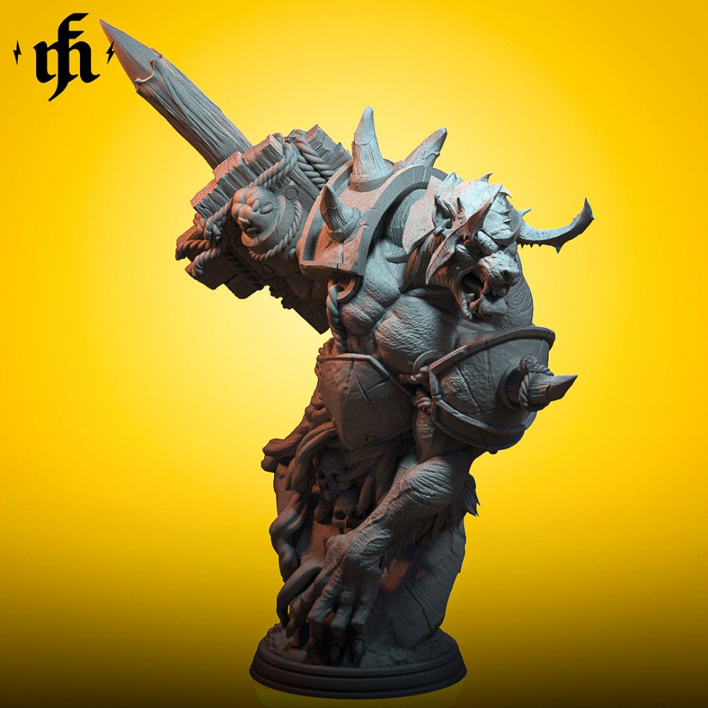 Grimjaw Ravager (Bust) printed by Mythic Forge
