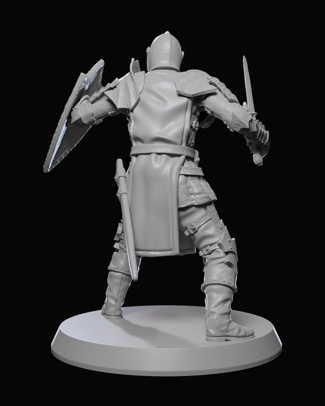Knight Ravenhold Guard 01 printed by Mythic Forge