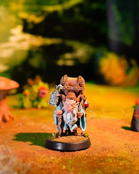 Gnome Quibble Tinkerton Hero printed by Mythic Forge