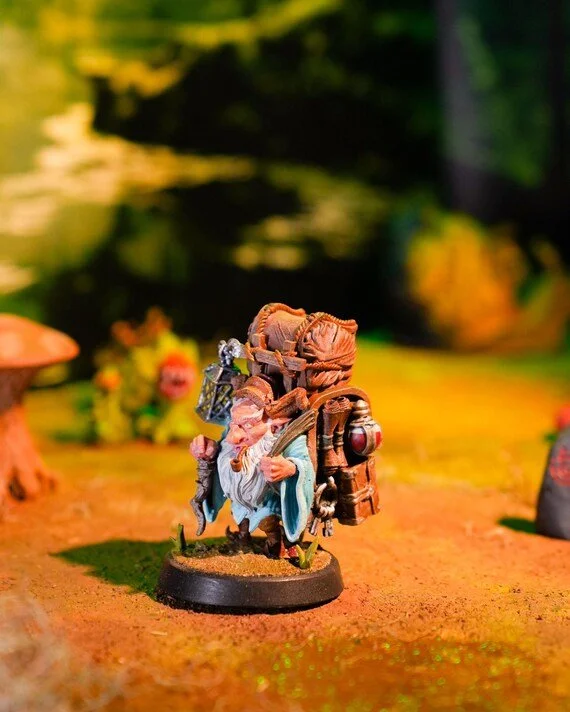 Gnome Quibble Tinkerton Hero printed by Mythic Forge