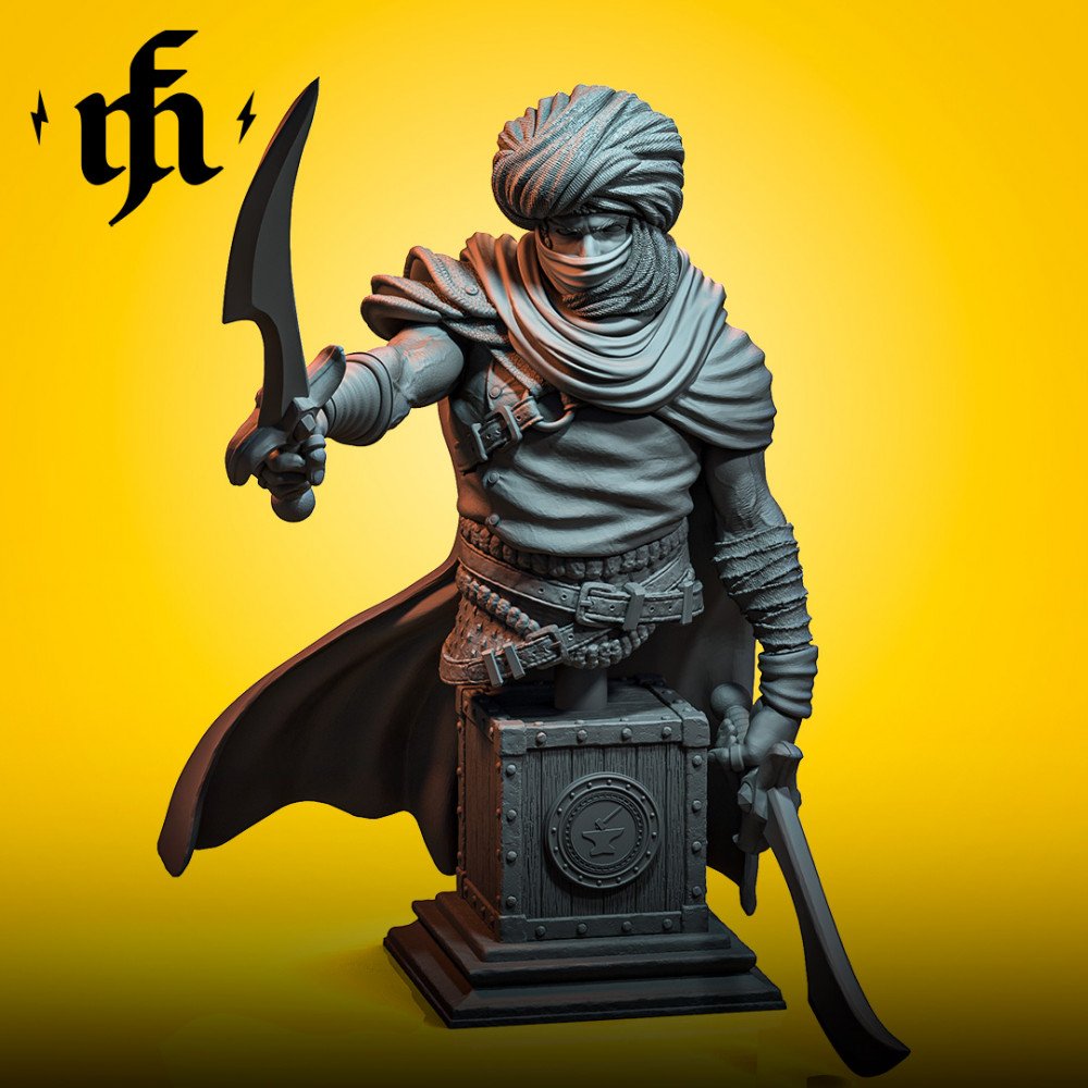 Bahram (Bust) printed by Mythic Forge