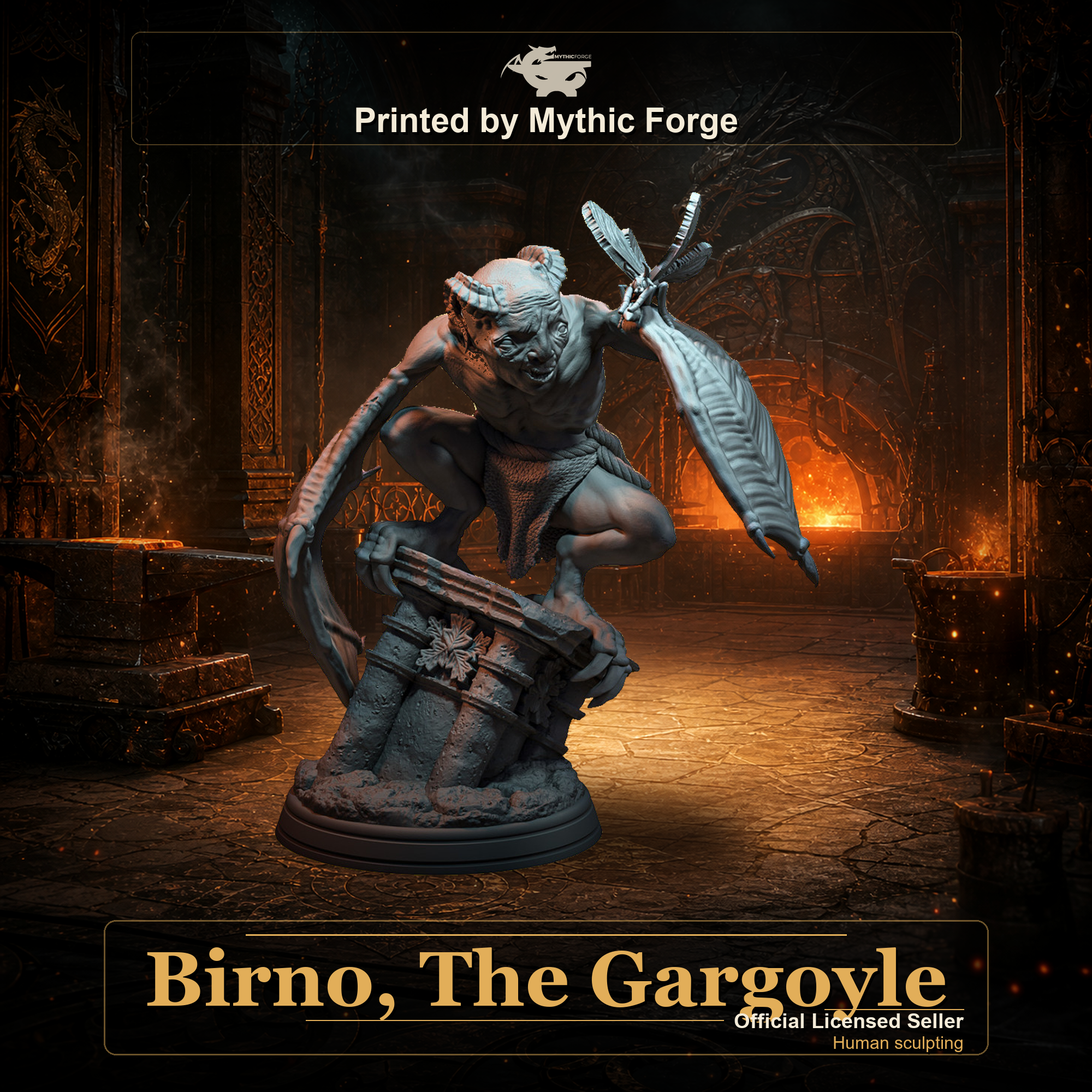 Birno, The Gargoyle printed by Mythic Forge