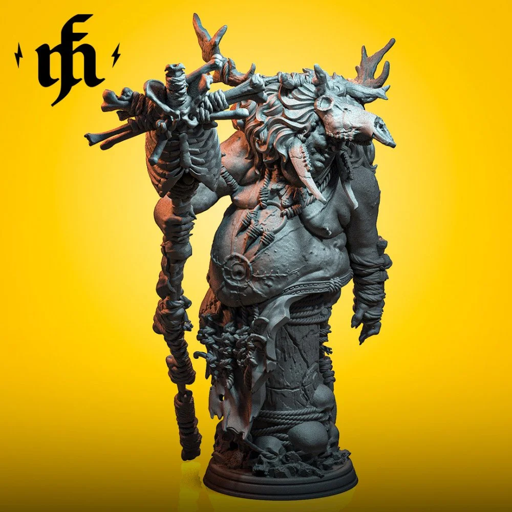 Bloodroot Hexbane - Bust printed by Mythic Forge