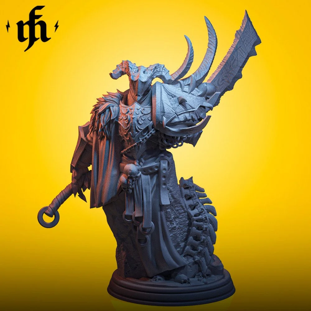 Cursed Lord Valak - Bust printed by Mythic Forge