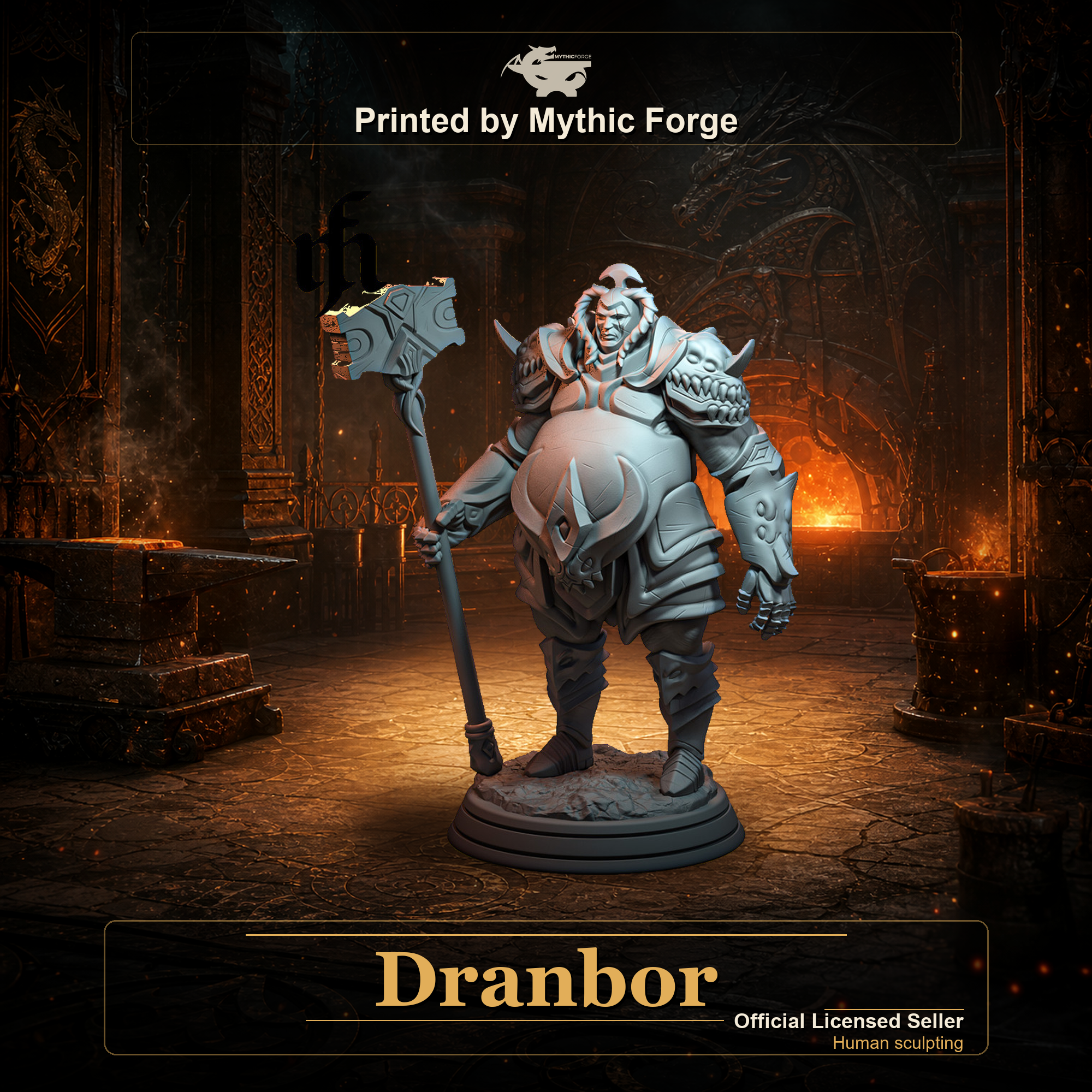 Dranbor printed by Mythic Forge