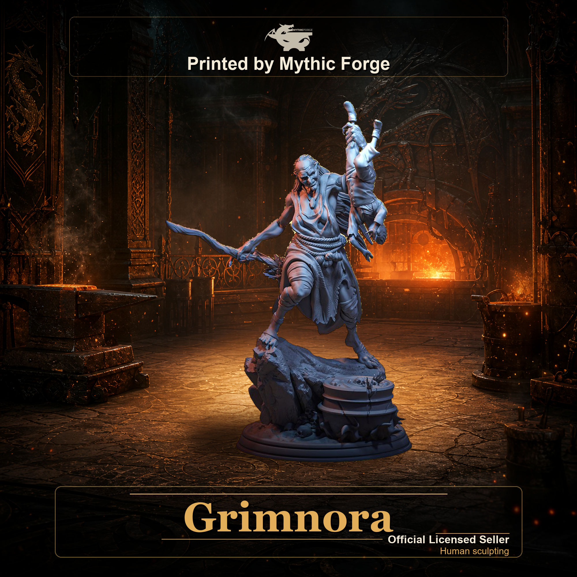 Grimnora printed by Mythic Forge