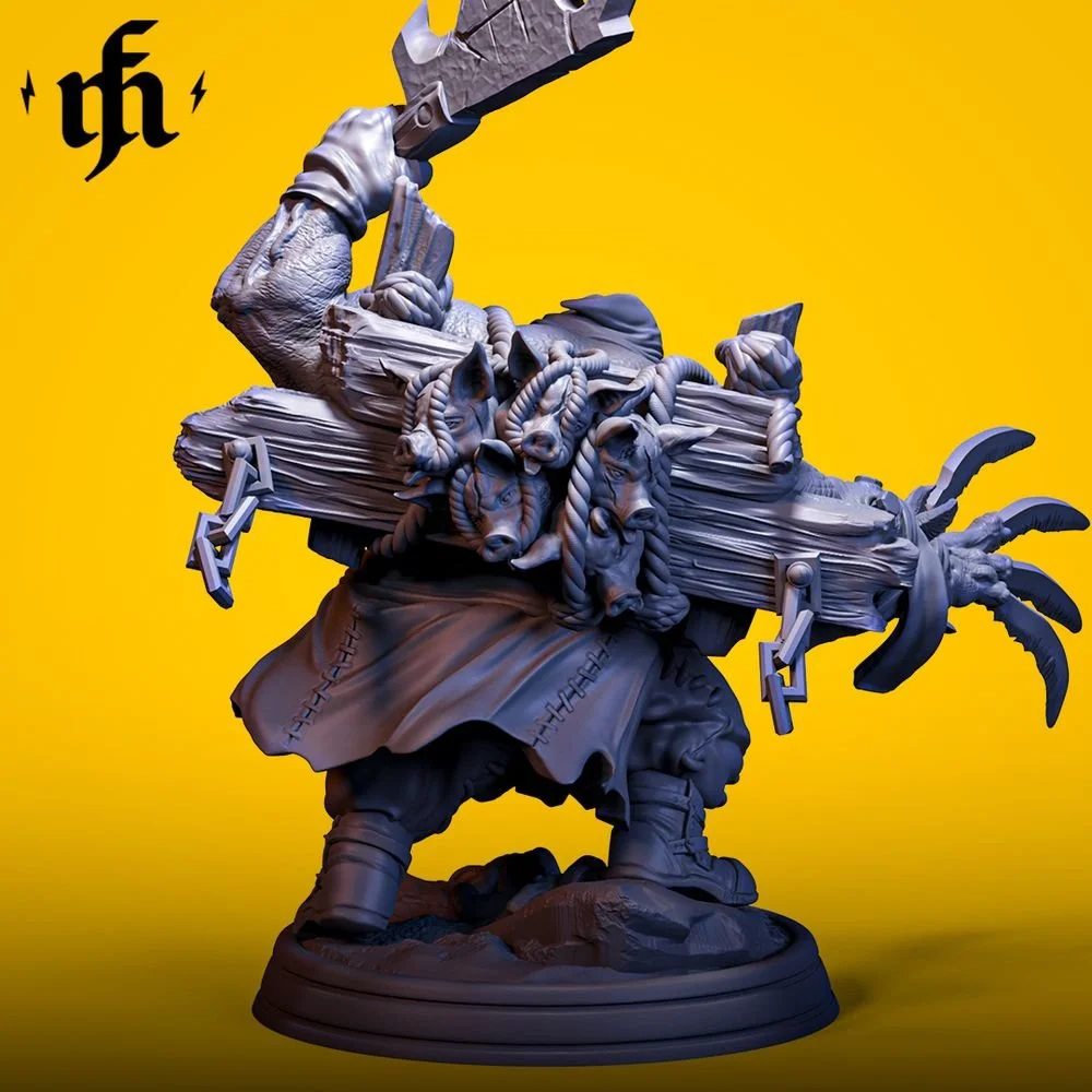 Gutfury Butcher printed by Mythic Forge