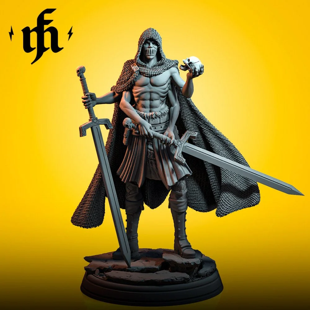 Herald, The Undead Swordsman printed by Mythic Forge