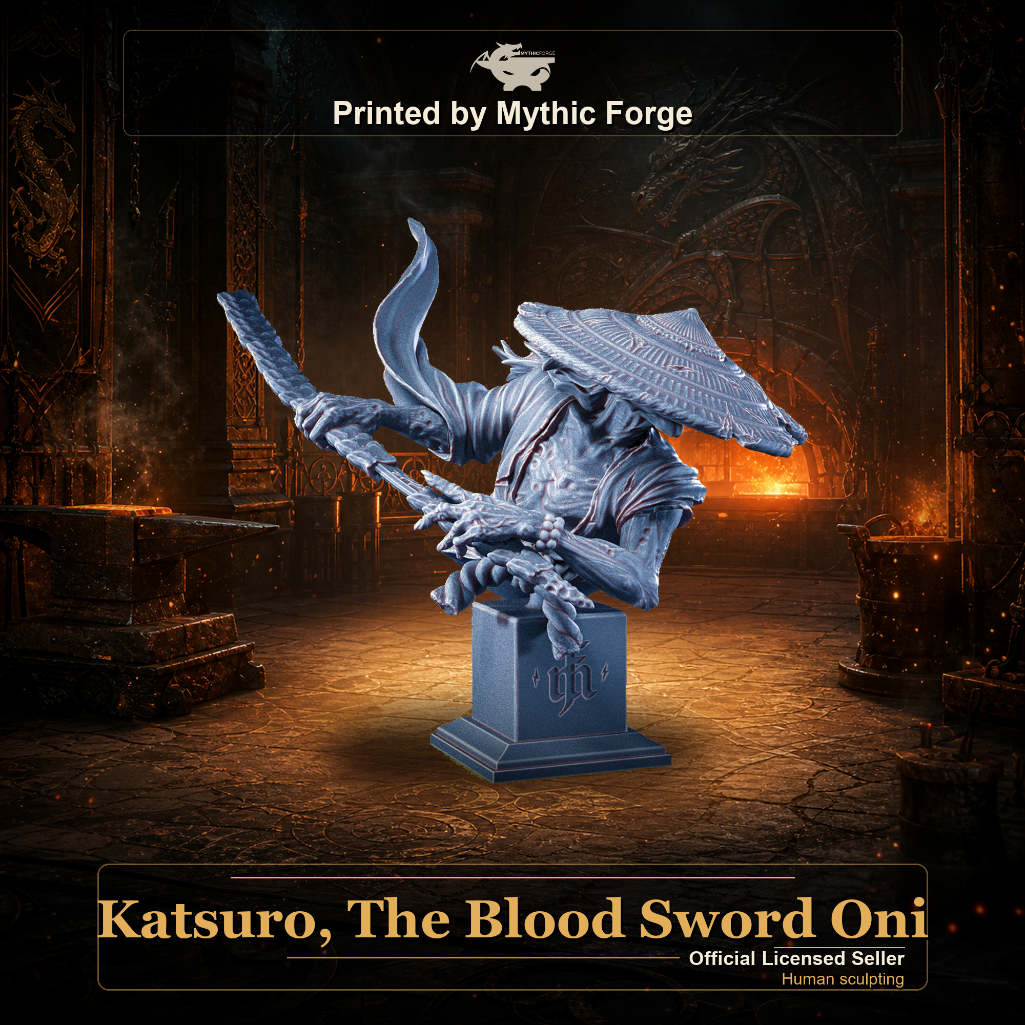 Katsuro, The Blood Sword Oni (Bust)