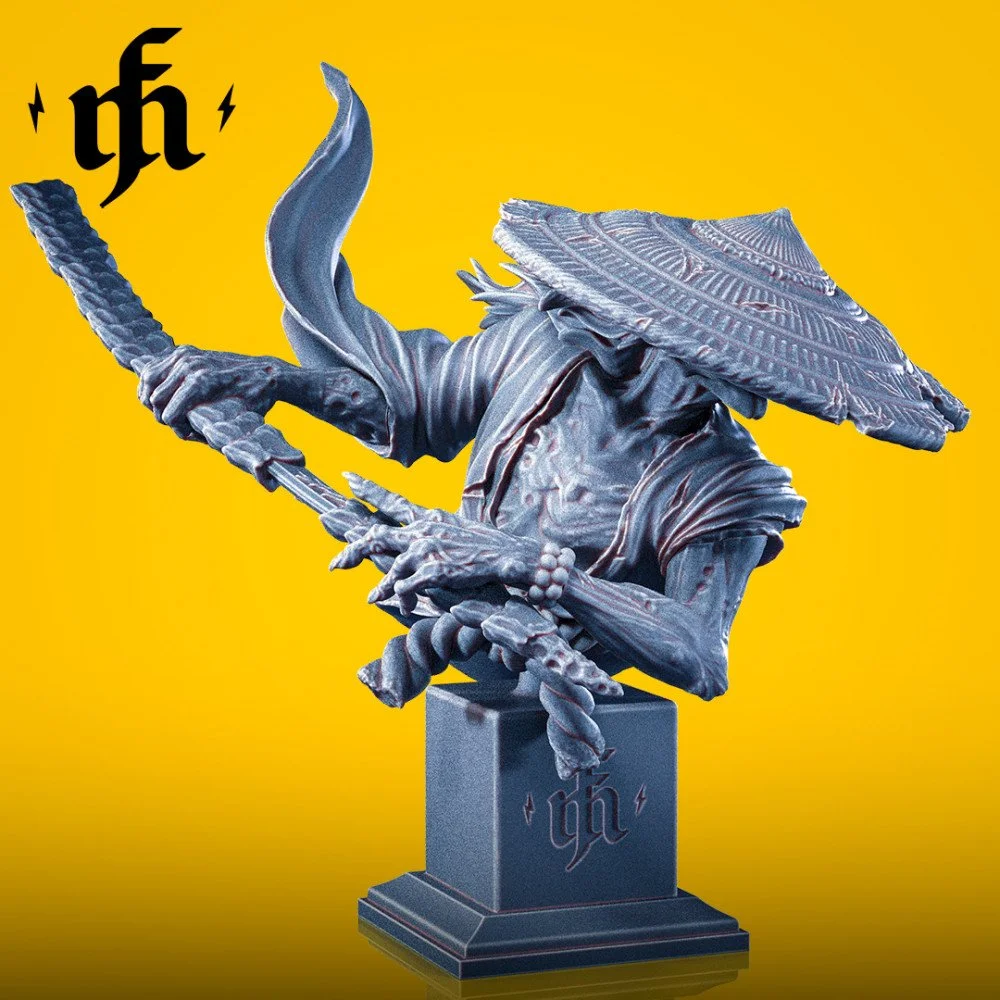 Katsuro, The Blood Sword Oni (Bust) printed by Mythic Forge