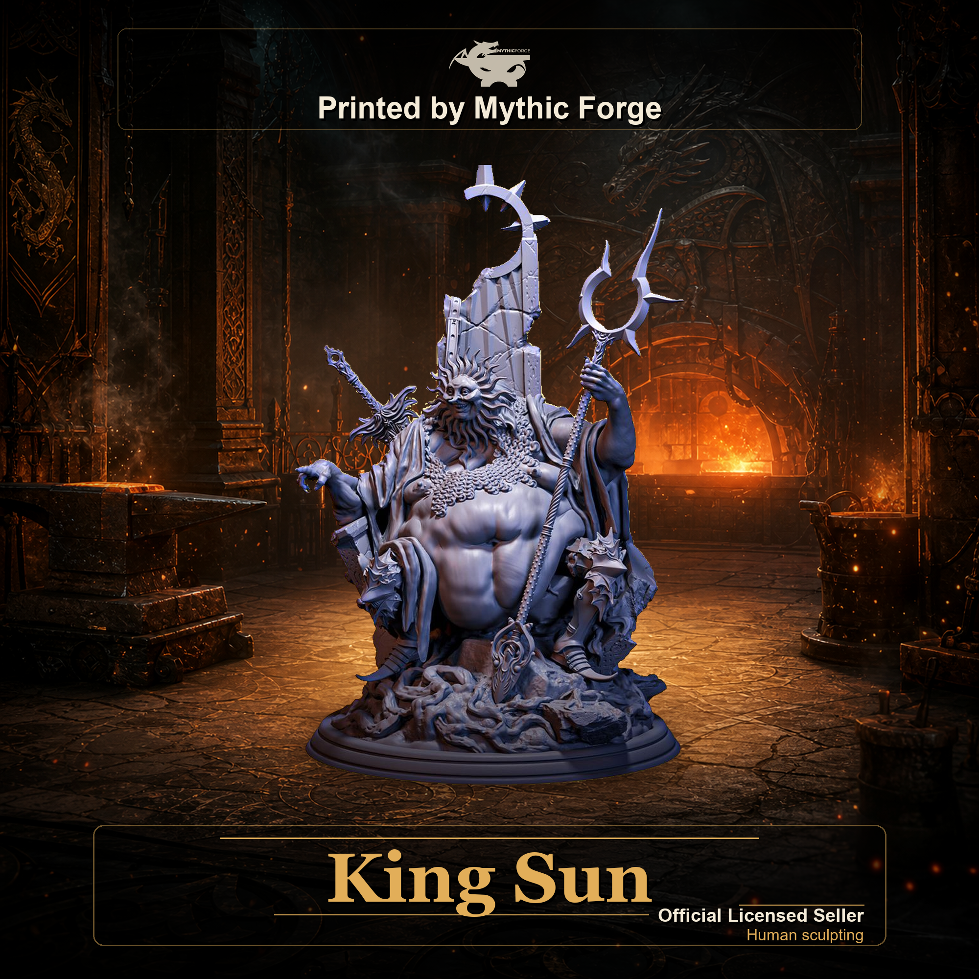 King Sun printed by Mythic Forge