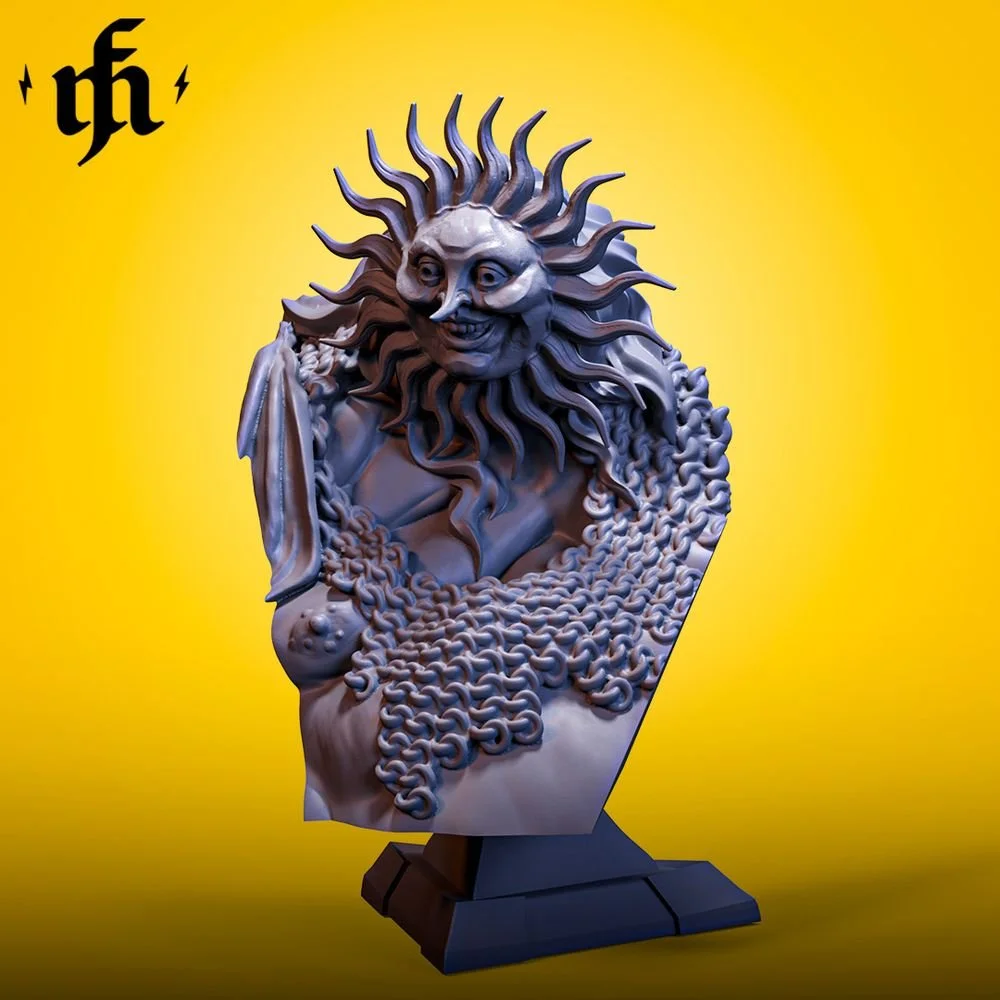 King Sun - Bust printed by Mythic Forge