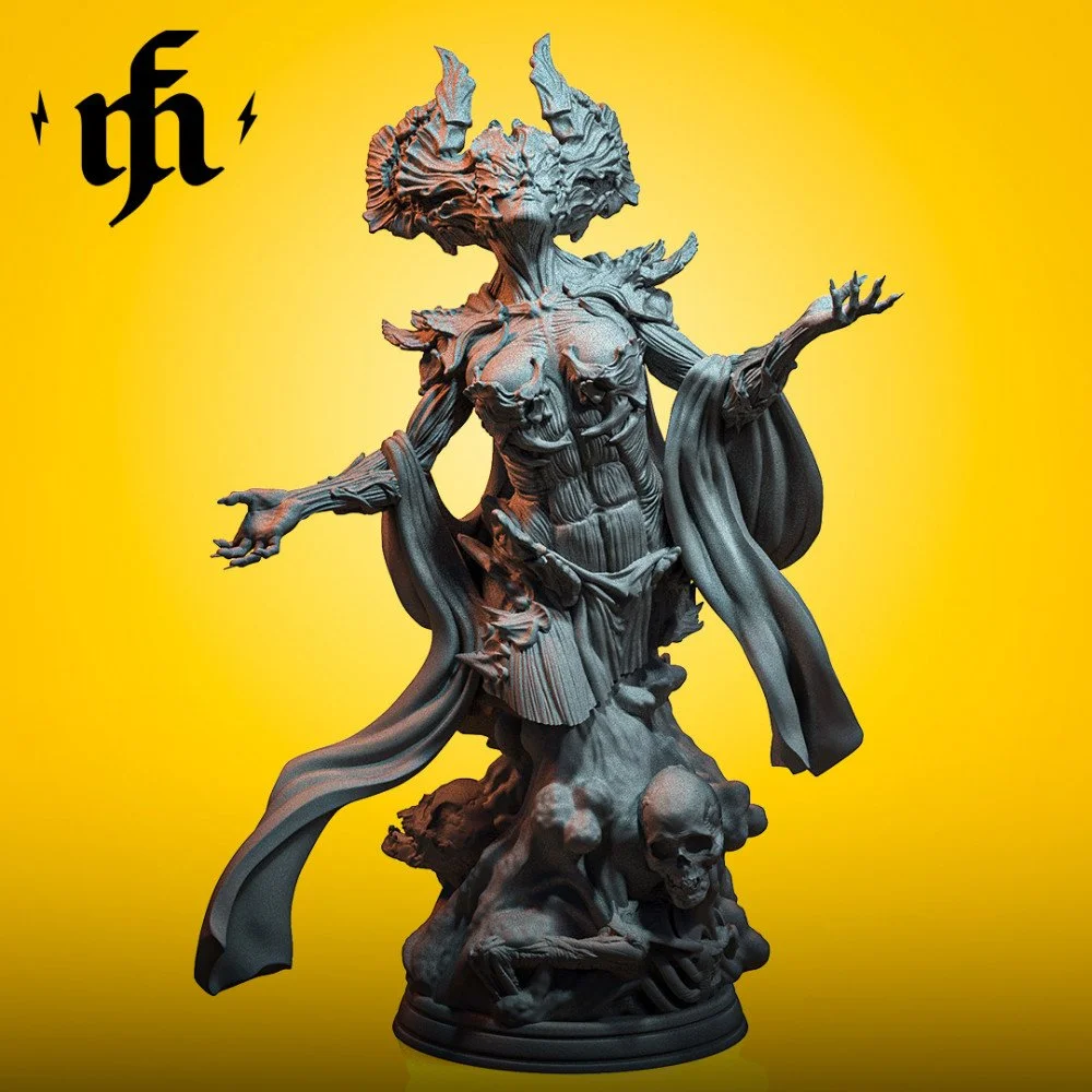 Litch Lady of Pain (Bust) printed by Mythic Forge