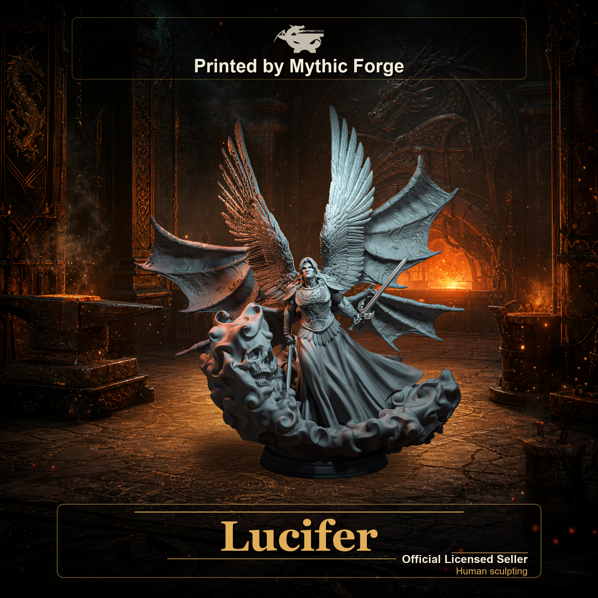 Lucifer printed by Mythic Forge