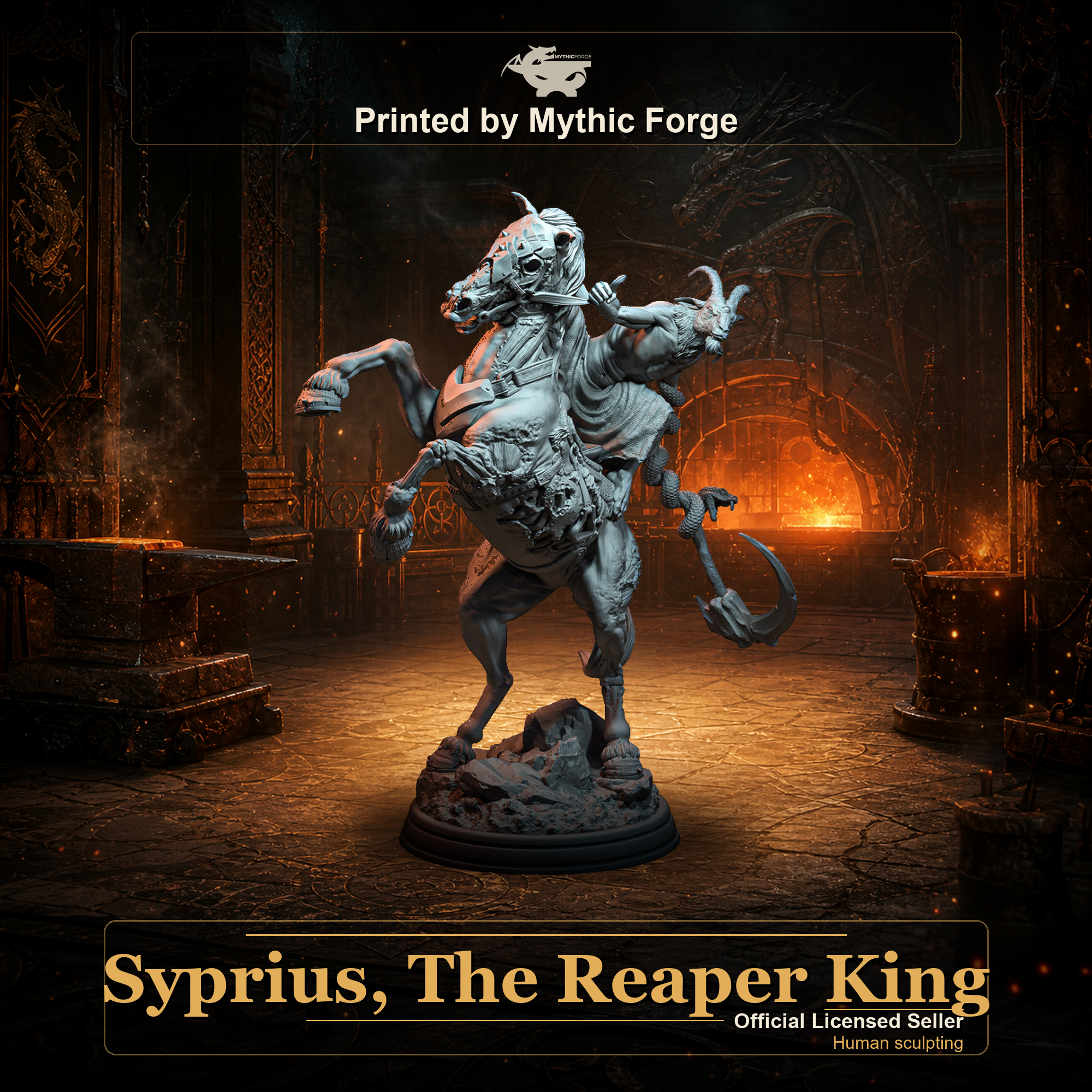 Syprius, The Reaper King printed by Mythic Forge