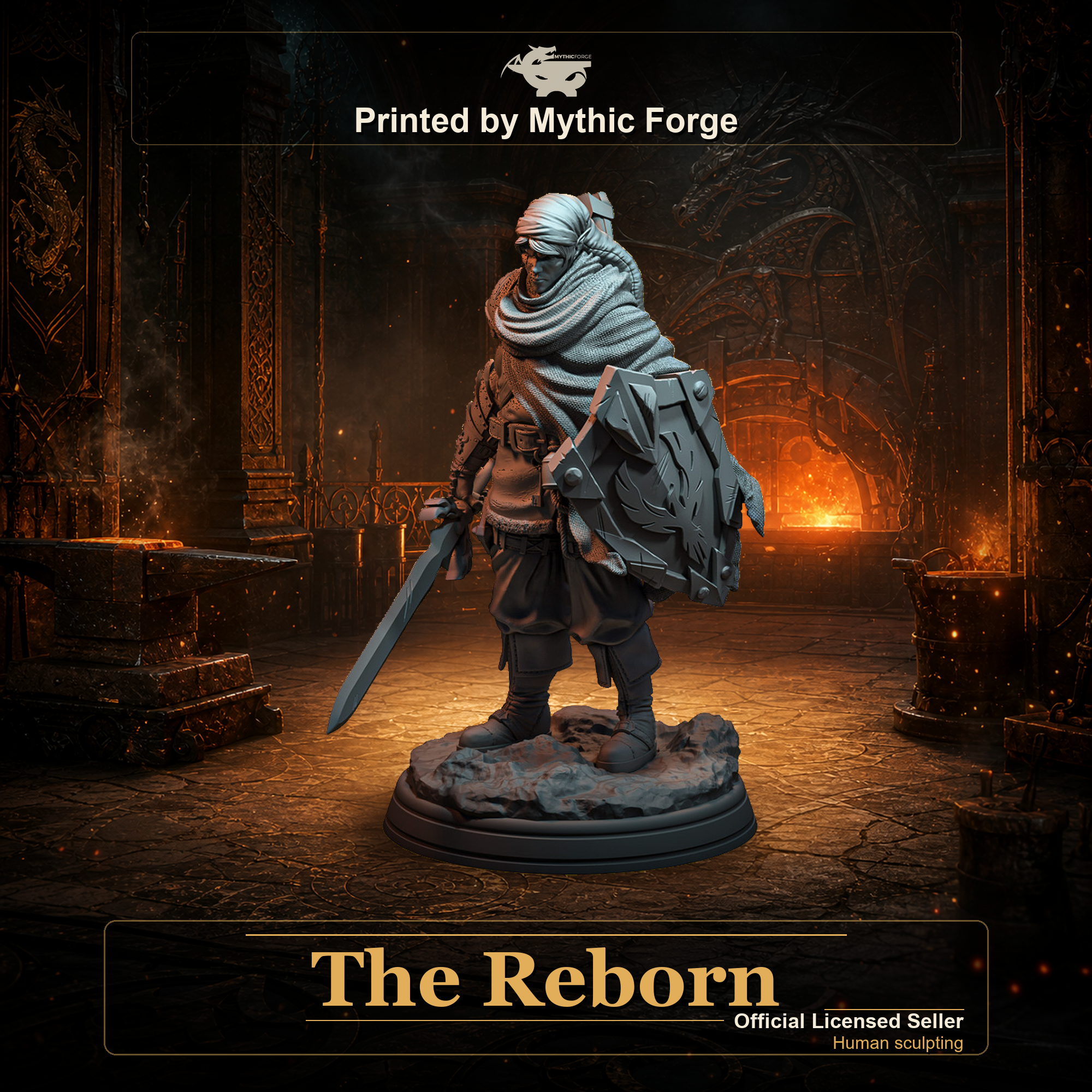 The Reborn printed by Mythic Forge