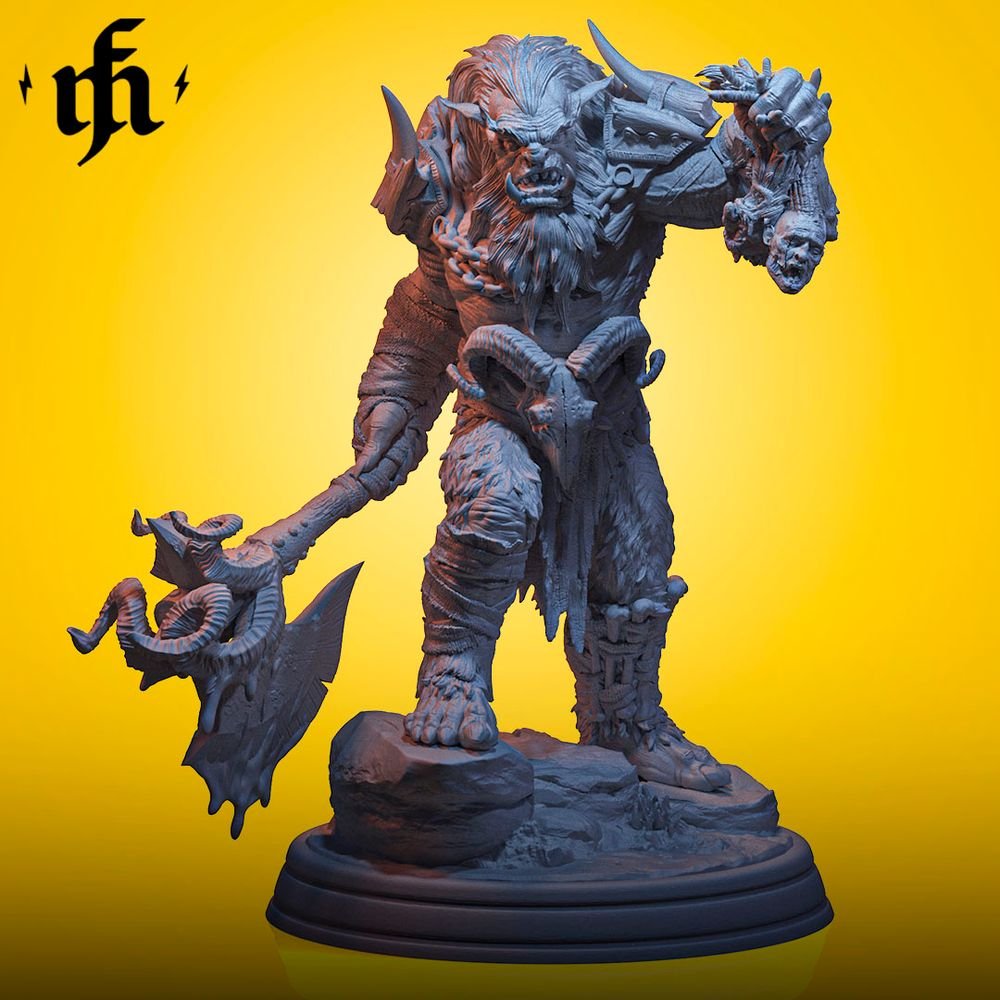 Zorak, The Bonecrusher printed by Mythic Forge