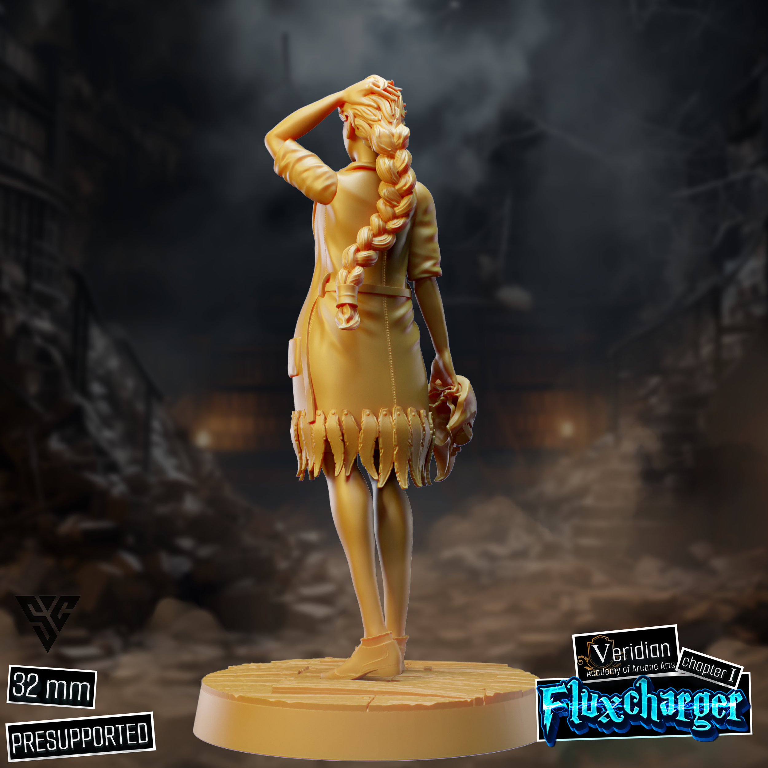 Humanoid Laborateer - Female Idle