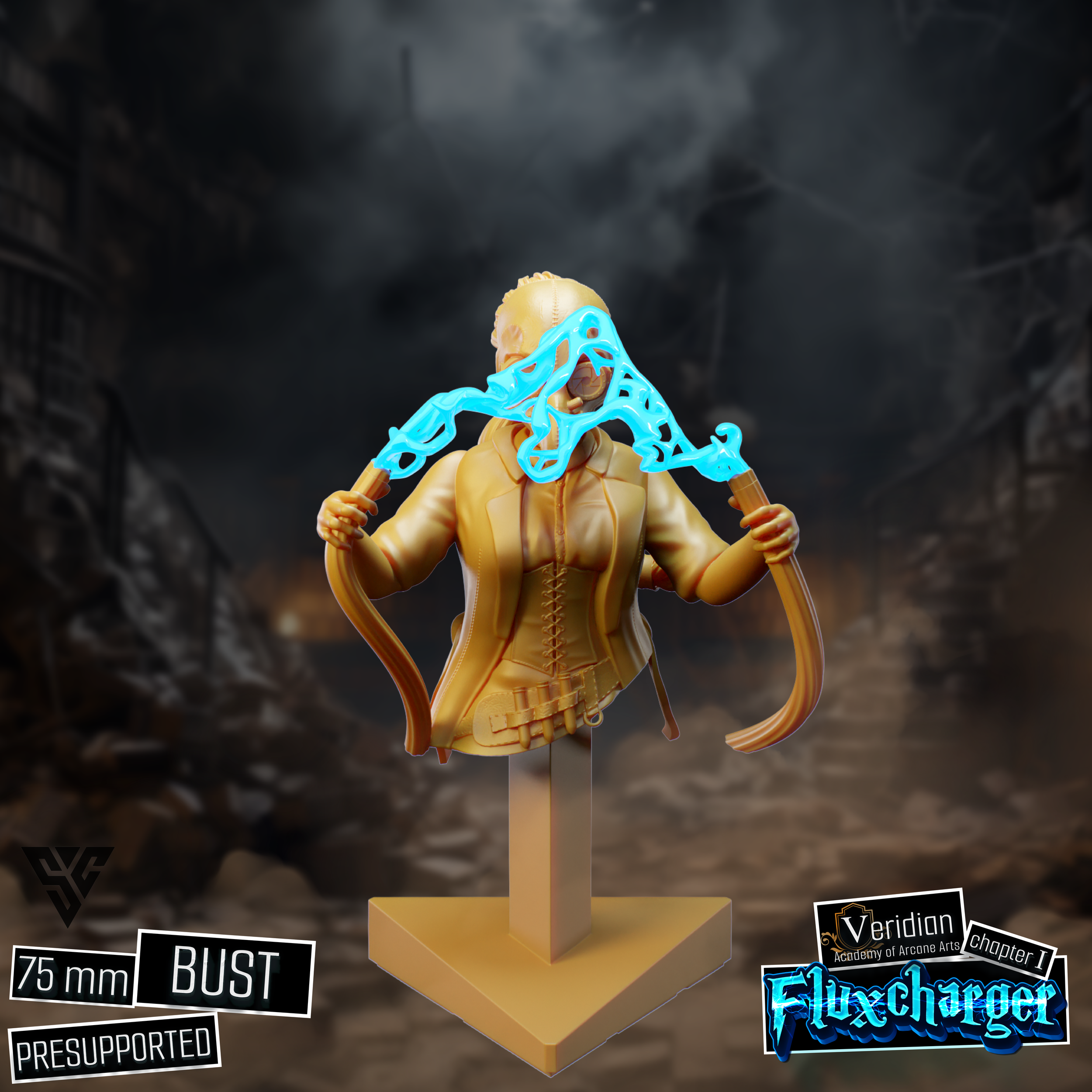 Humanoid Laborateer - Female Rage Bust