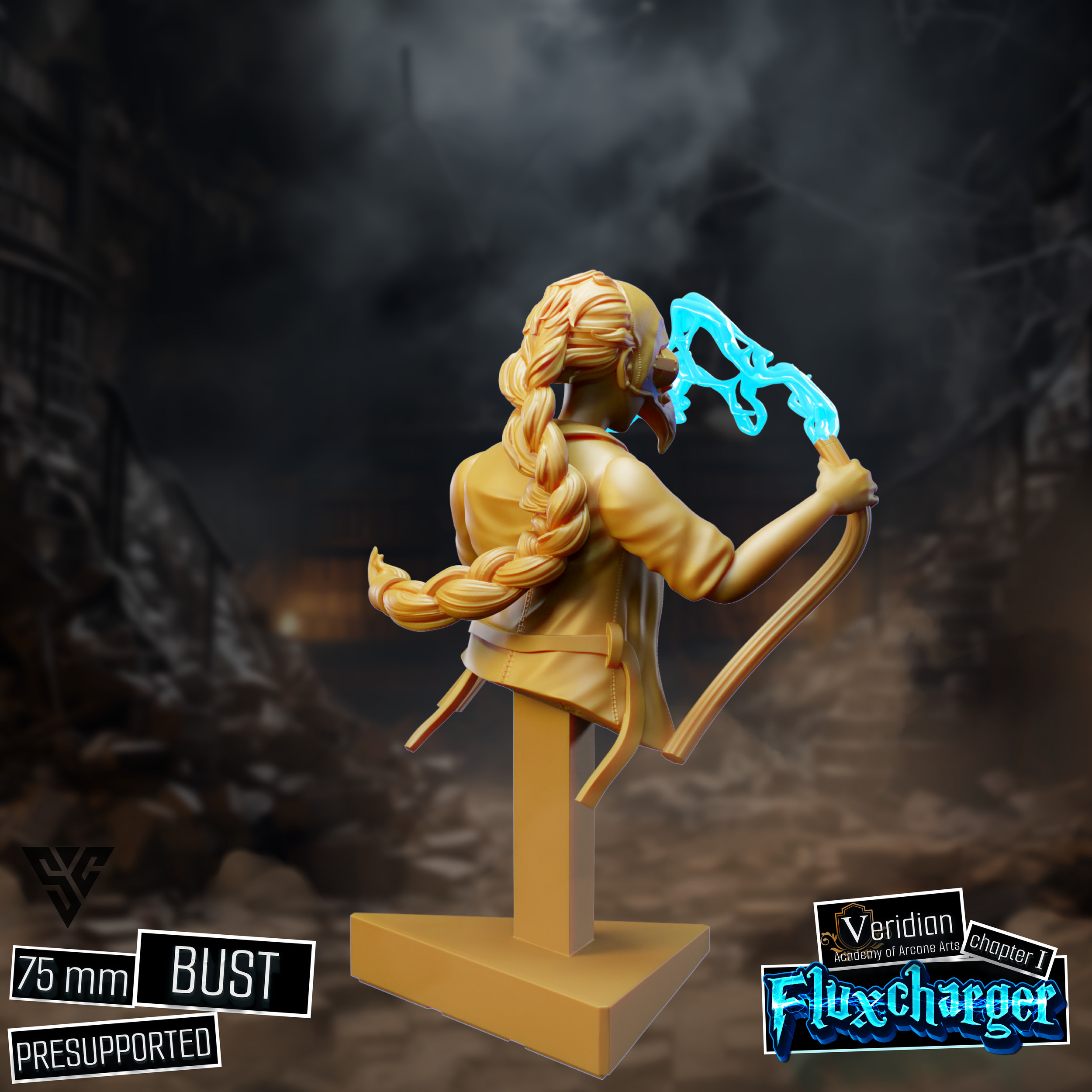 Humanoid Laborateer - Female Rage Bust