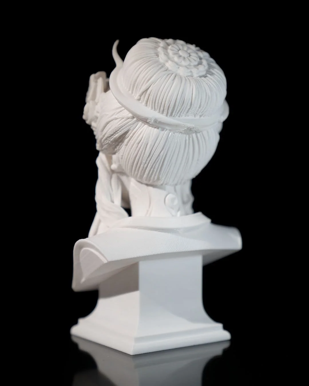 Imprints of a Geisha Bust resin painting bust printed by Mythic Forge