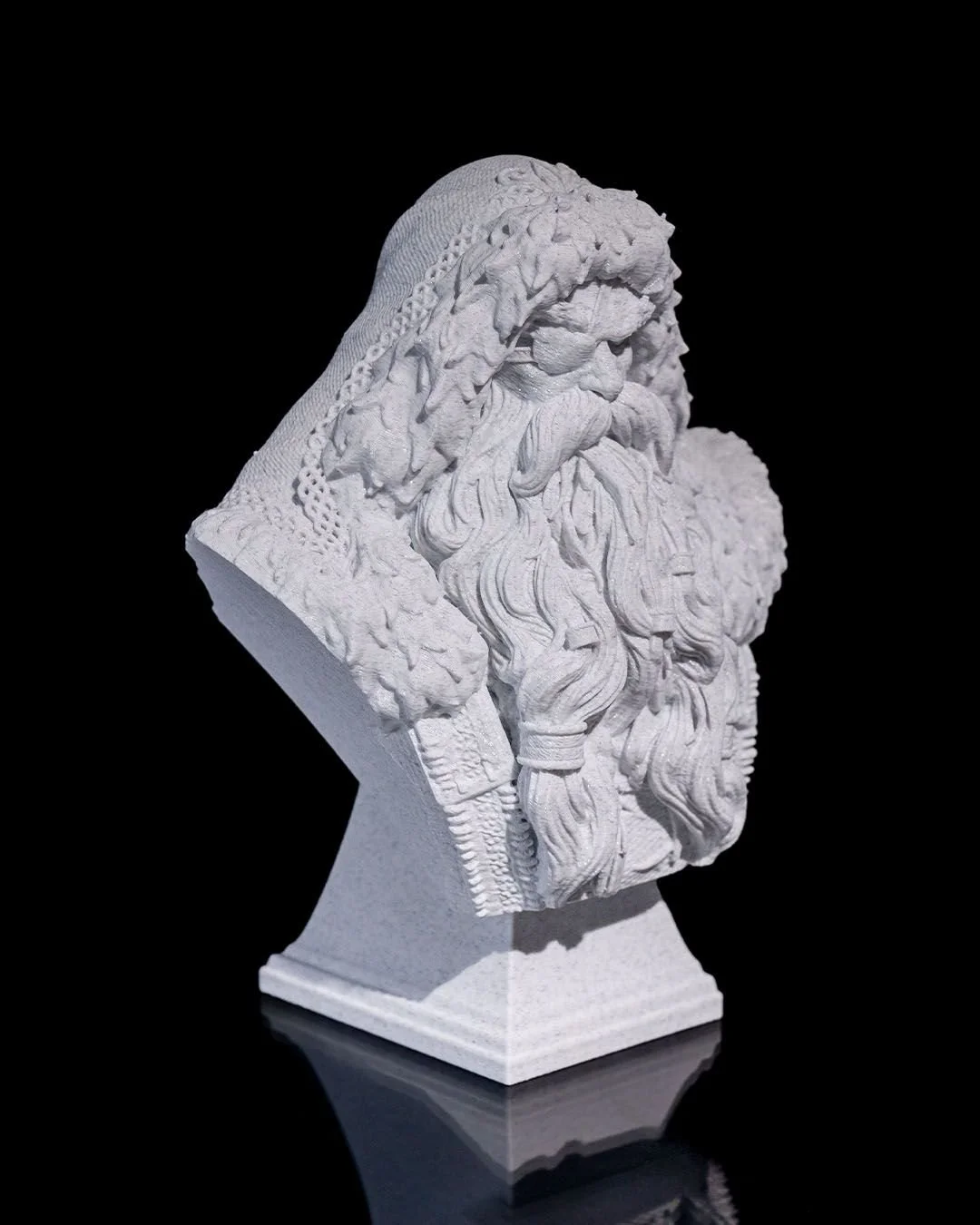 Nordic Father Christmas Bust resin painting bust printed by Mythic Forge
