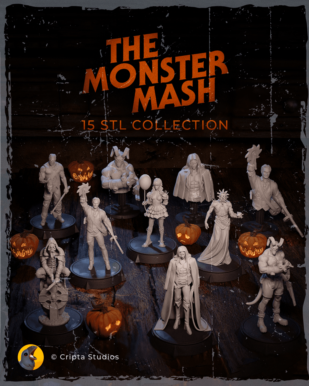 Set of miniatures Freack Show Collection - Set of heroes and Villains