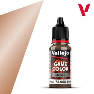 Vallejo Game Color Metallic 72058 Brassy Brass