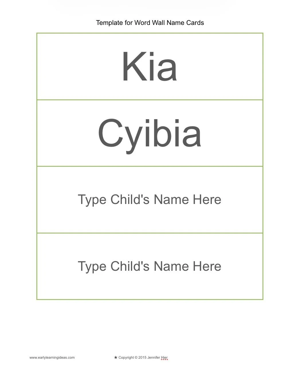 Name Tags