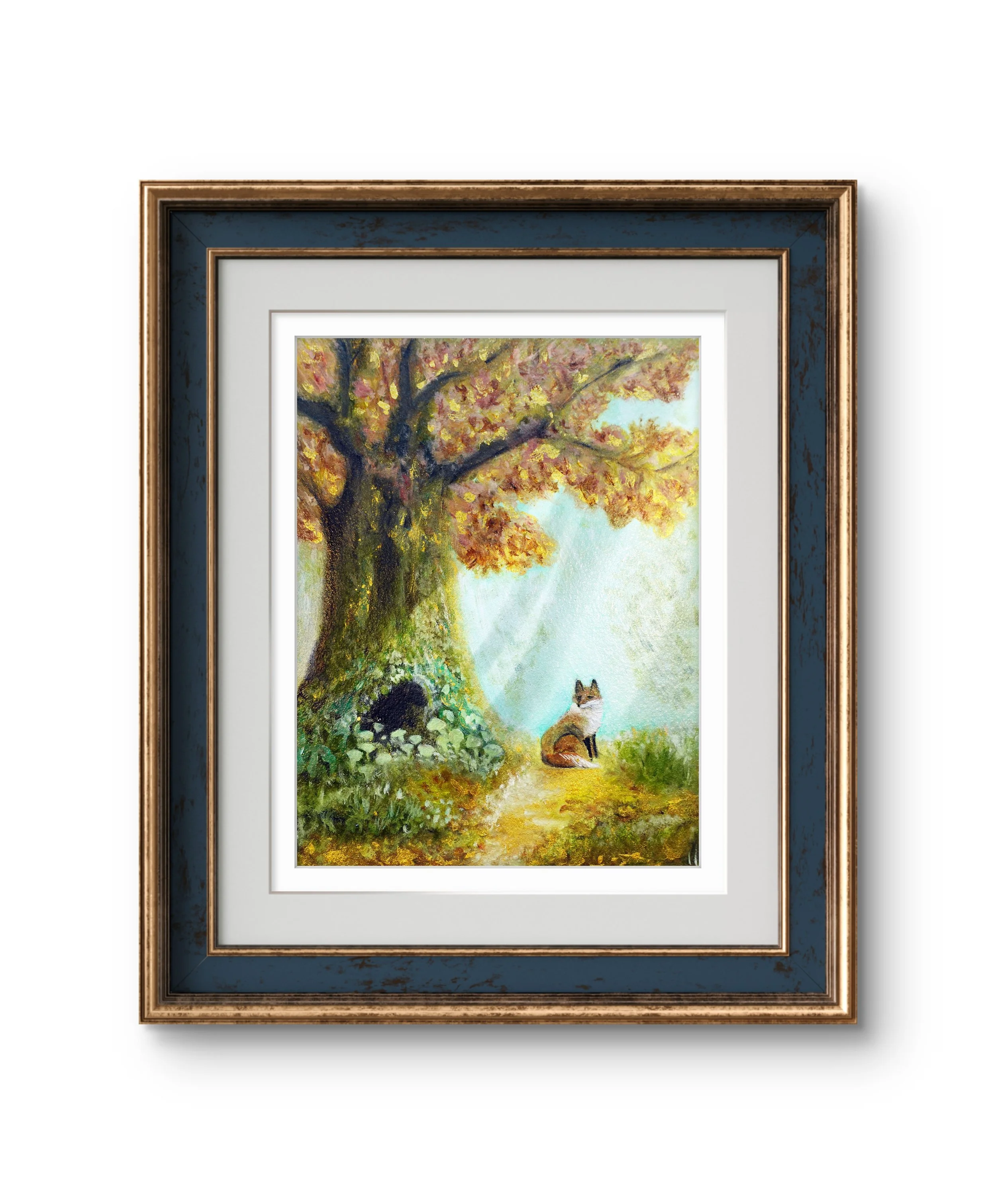 The Fox (Fox and Pumpkin Series) Print