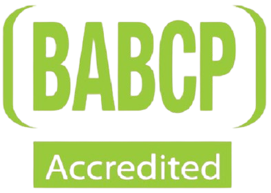 BABC accreditation logo in green with the word 'Accredited' below