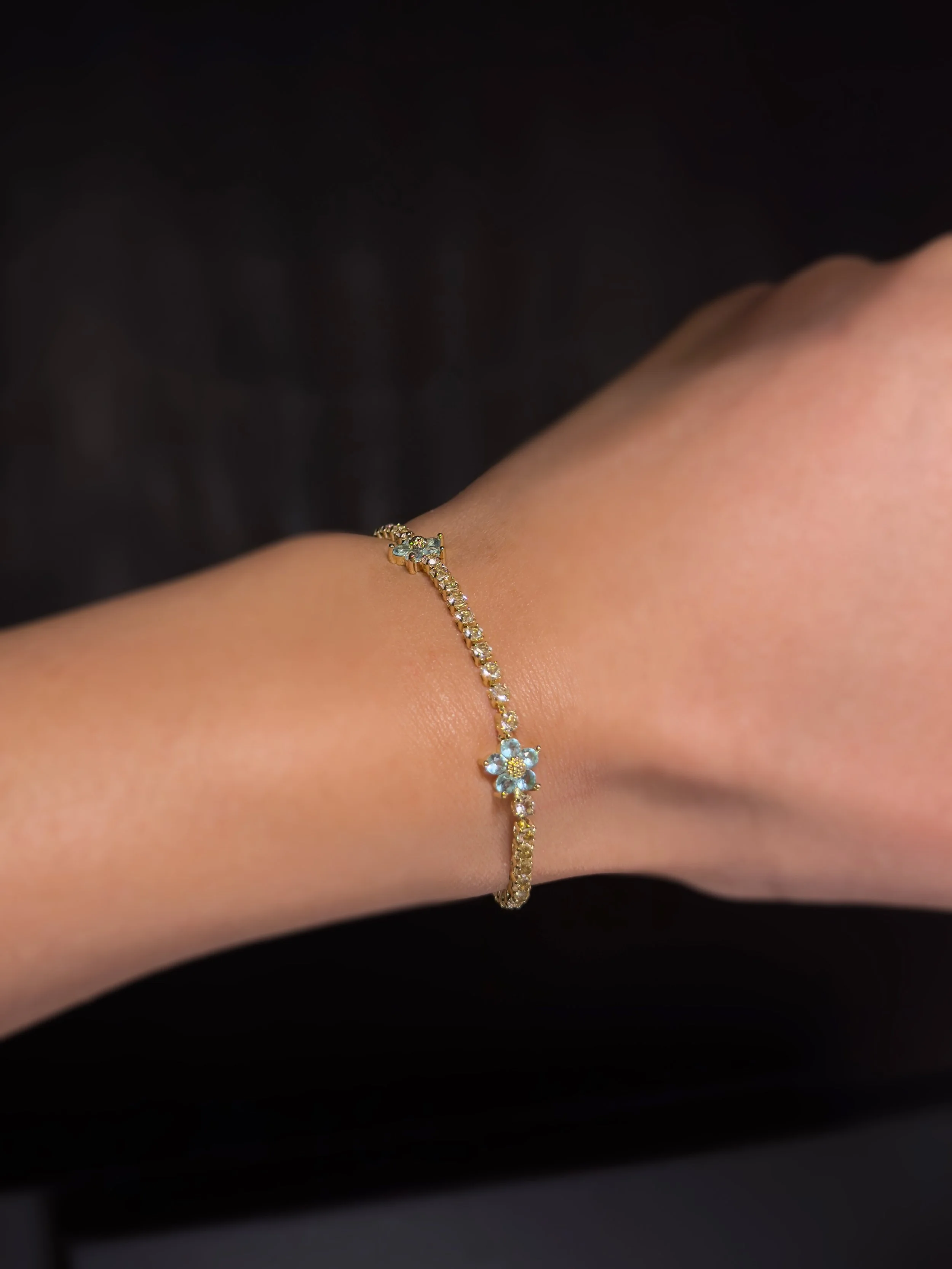 Azure Petal Bracelet