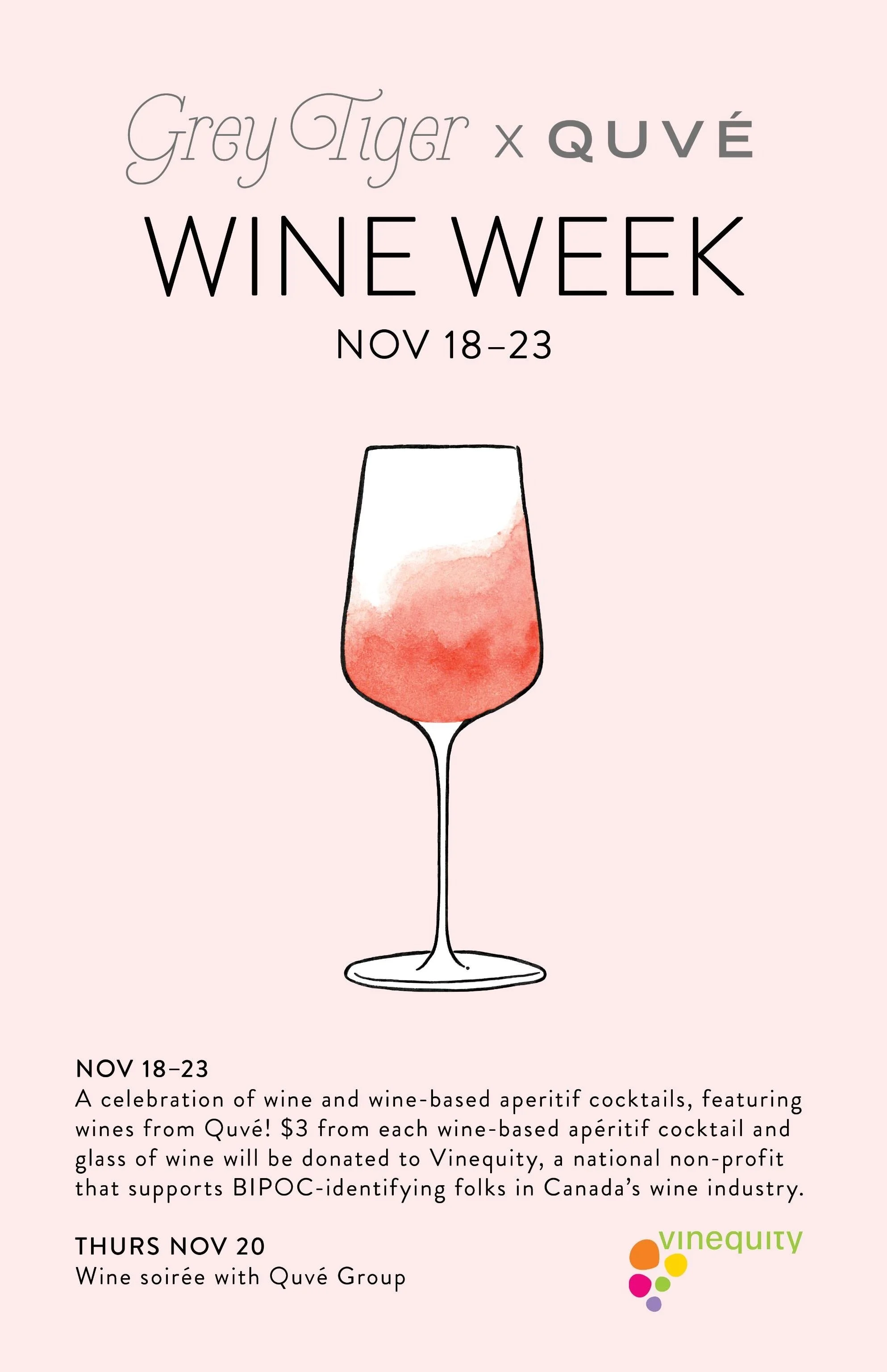 Wine Week: Grey Tiger x Quvé