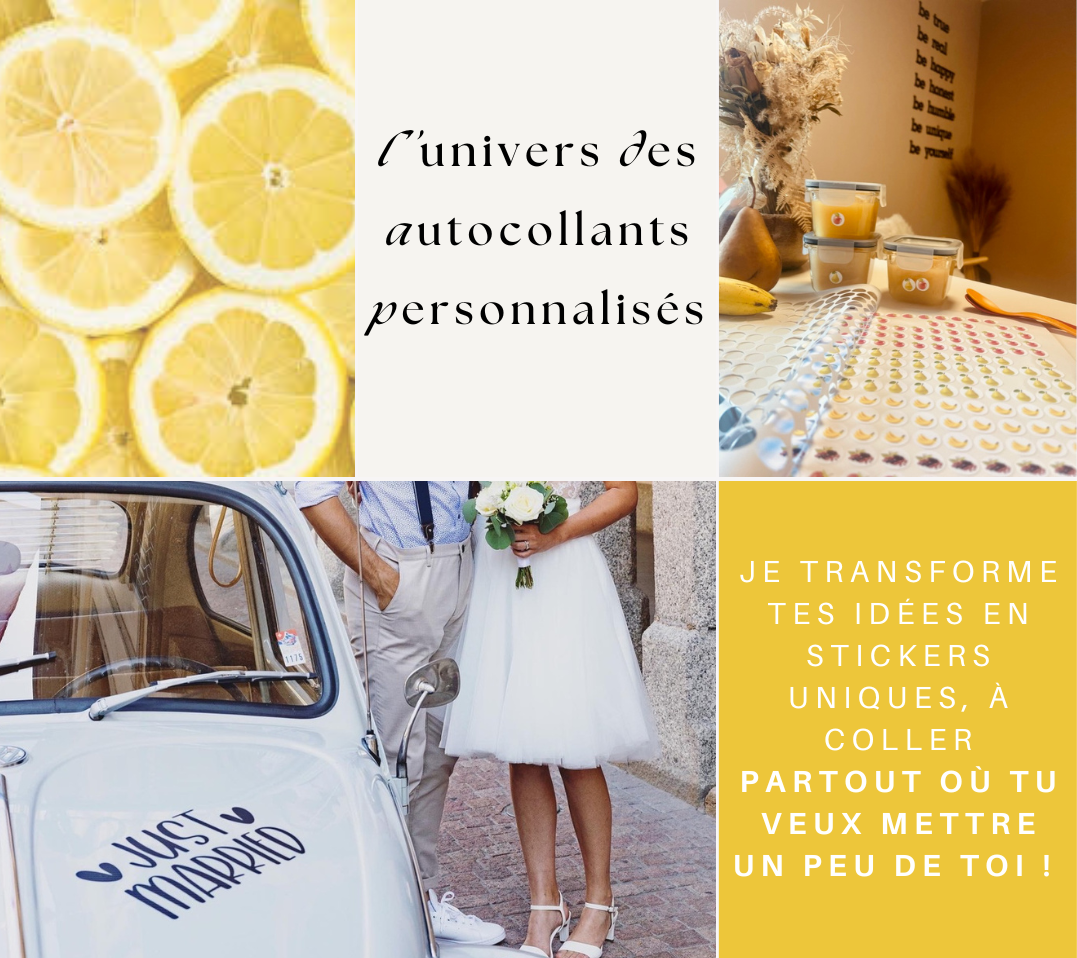 AUTOCOLLANTS PERSONNALISÉS