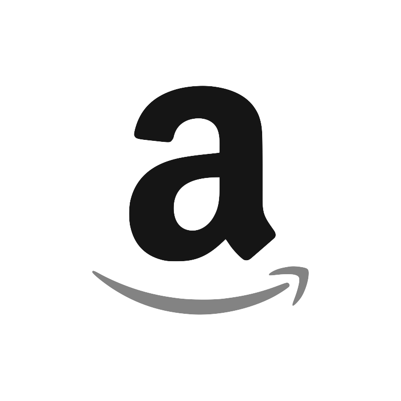 Amazon logo with a lowercase 'a' and a curved arrow underneath